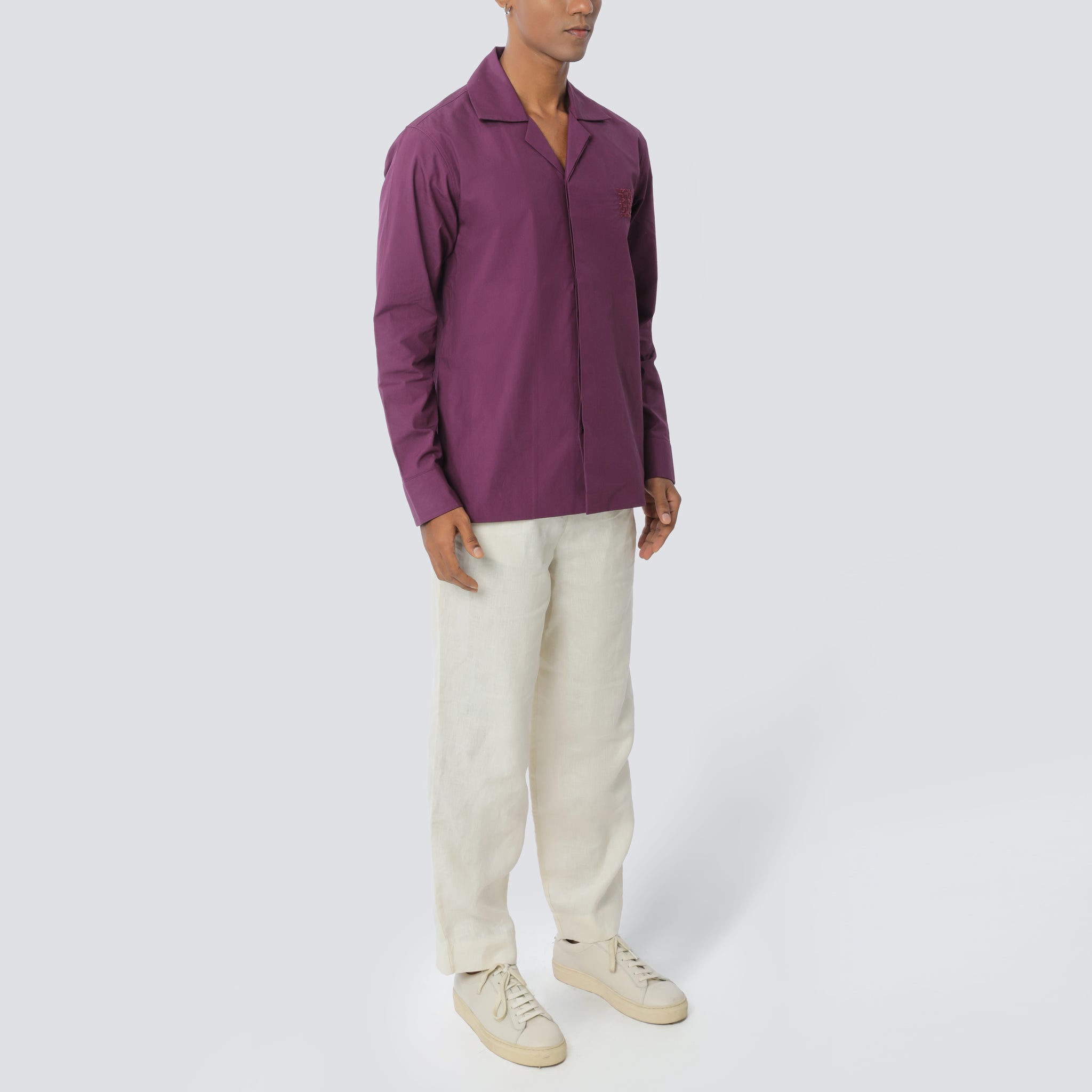 Kolam Embroidered Shirt