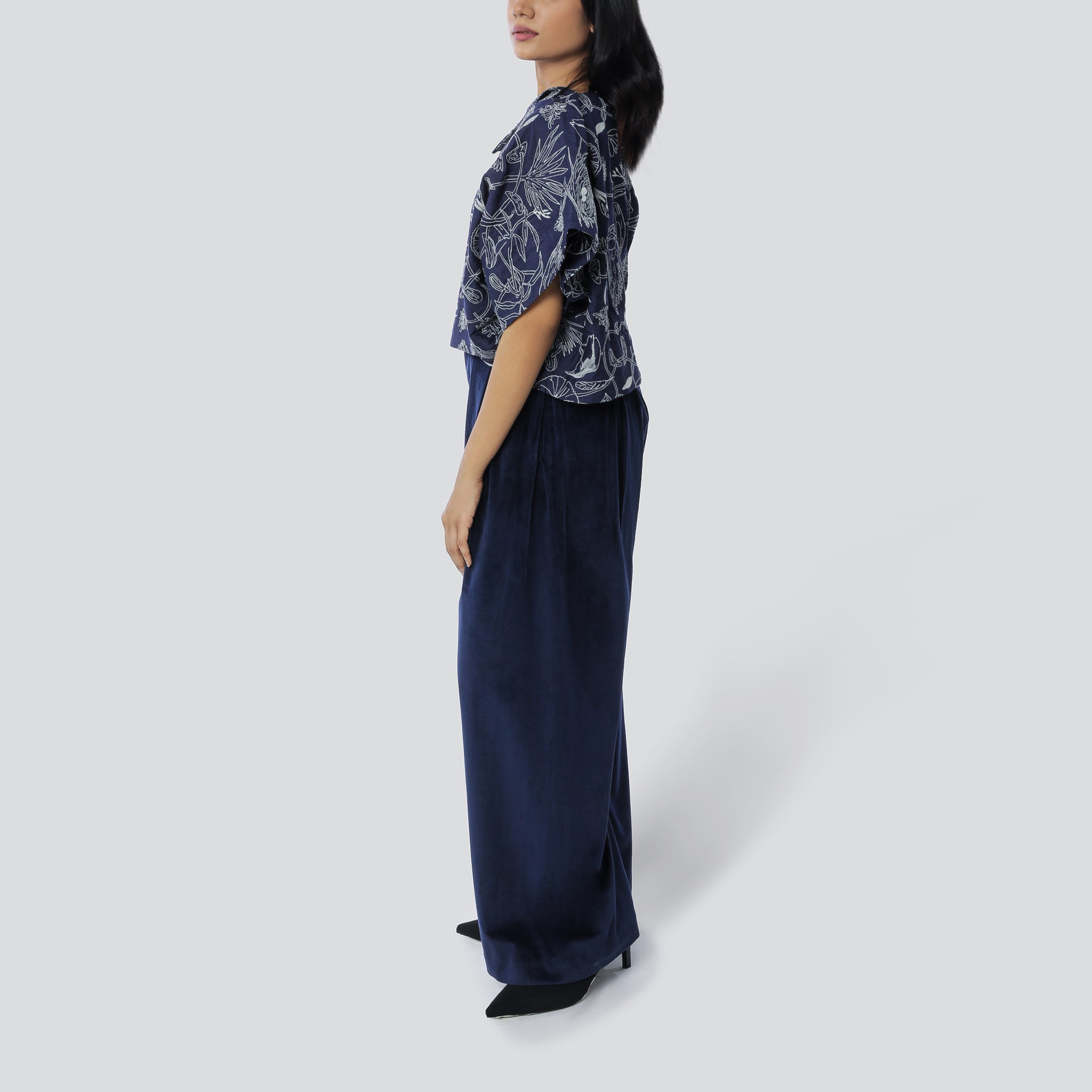 Zari Maalai Off-Shoulder Top