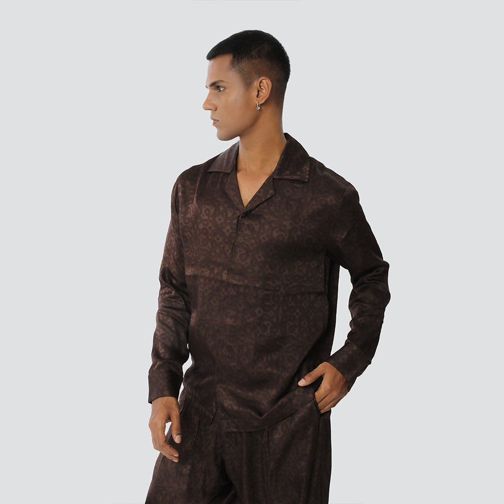 Kolam Satin Shirt + Kolam Bollywood Pants