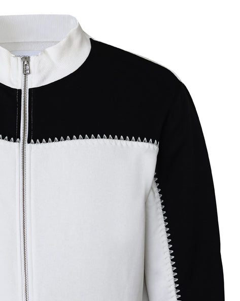 Contrast Ladder Pullover