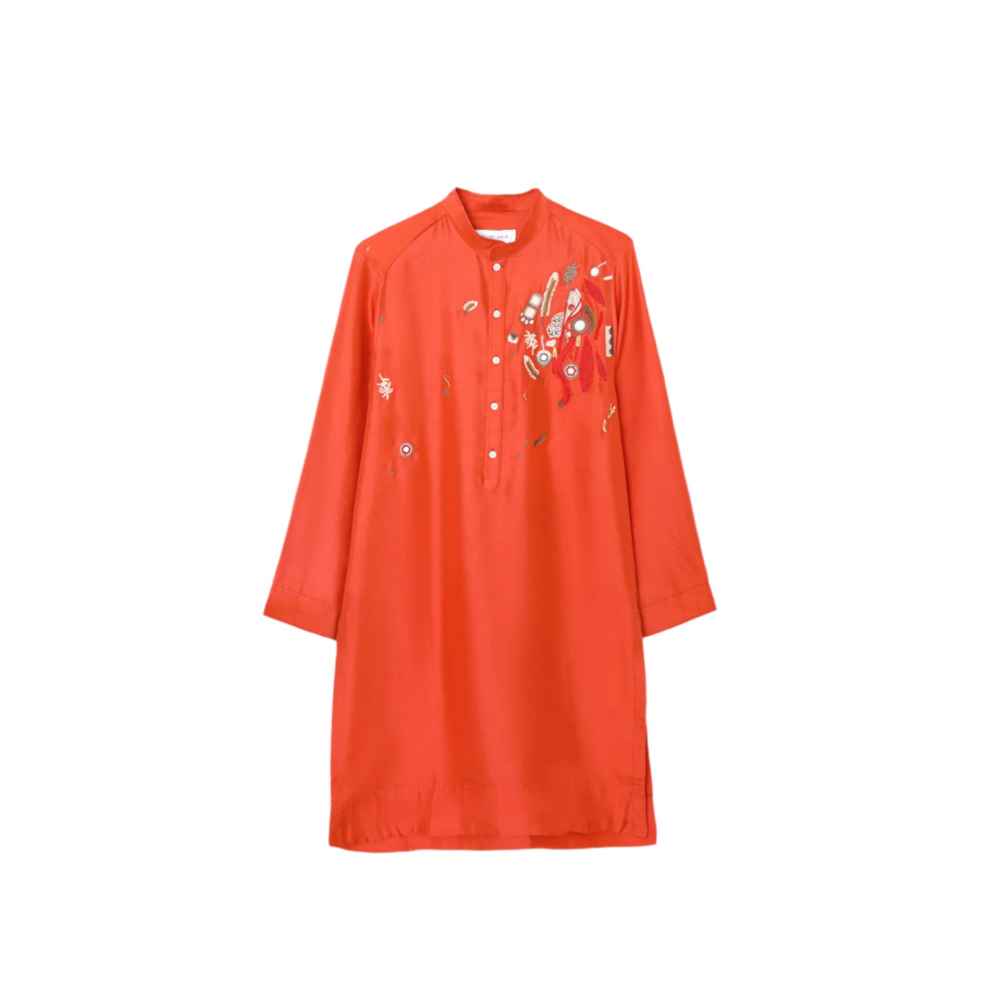 Debris Kurta With Dhoti Pants