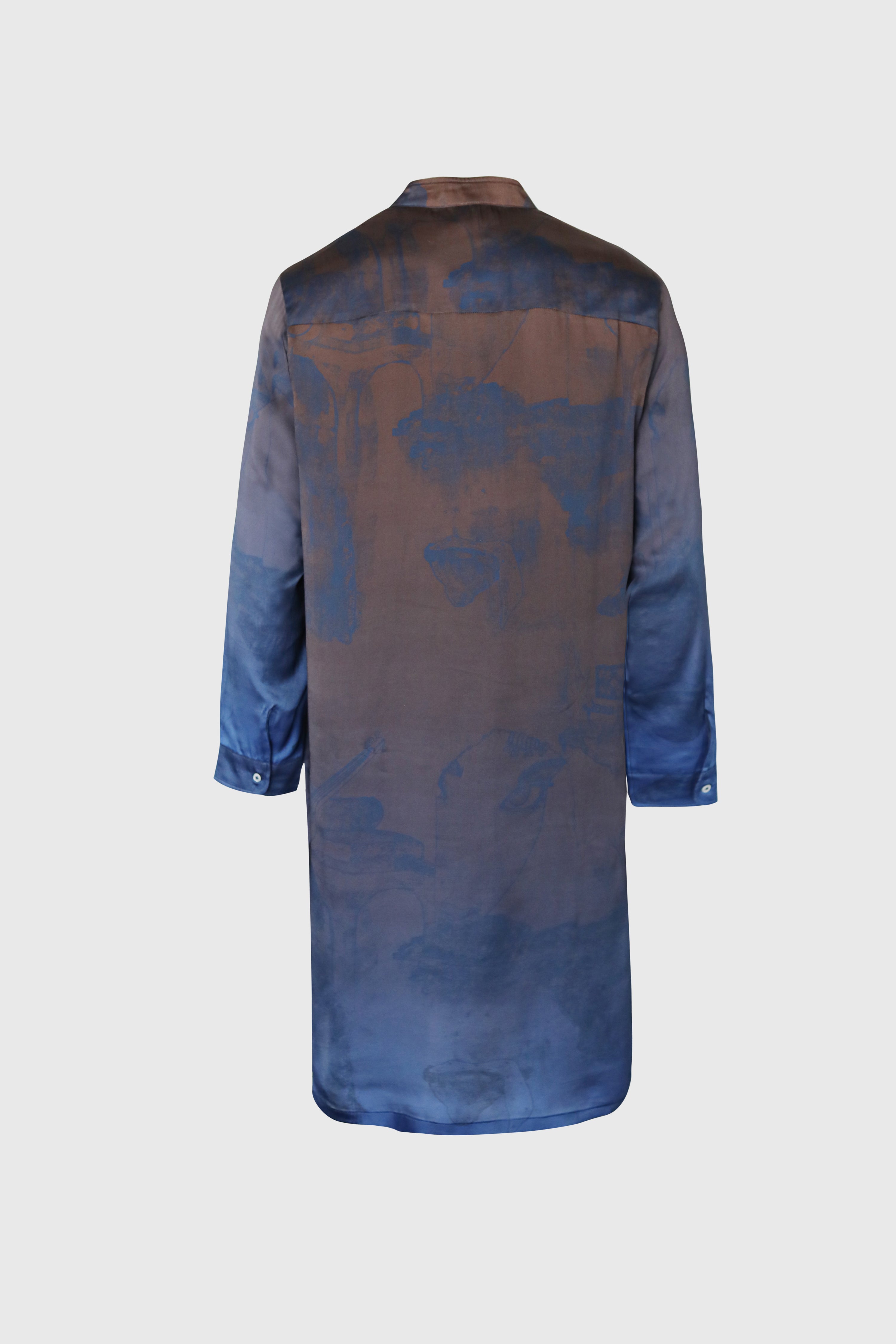 Ombre Surrealist Kurta Set