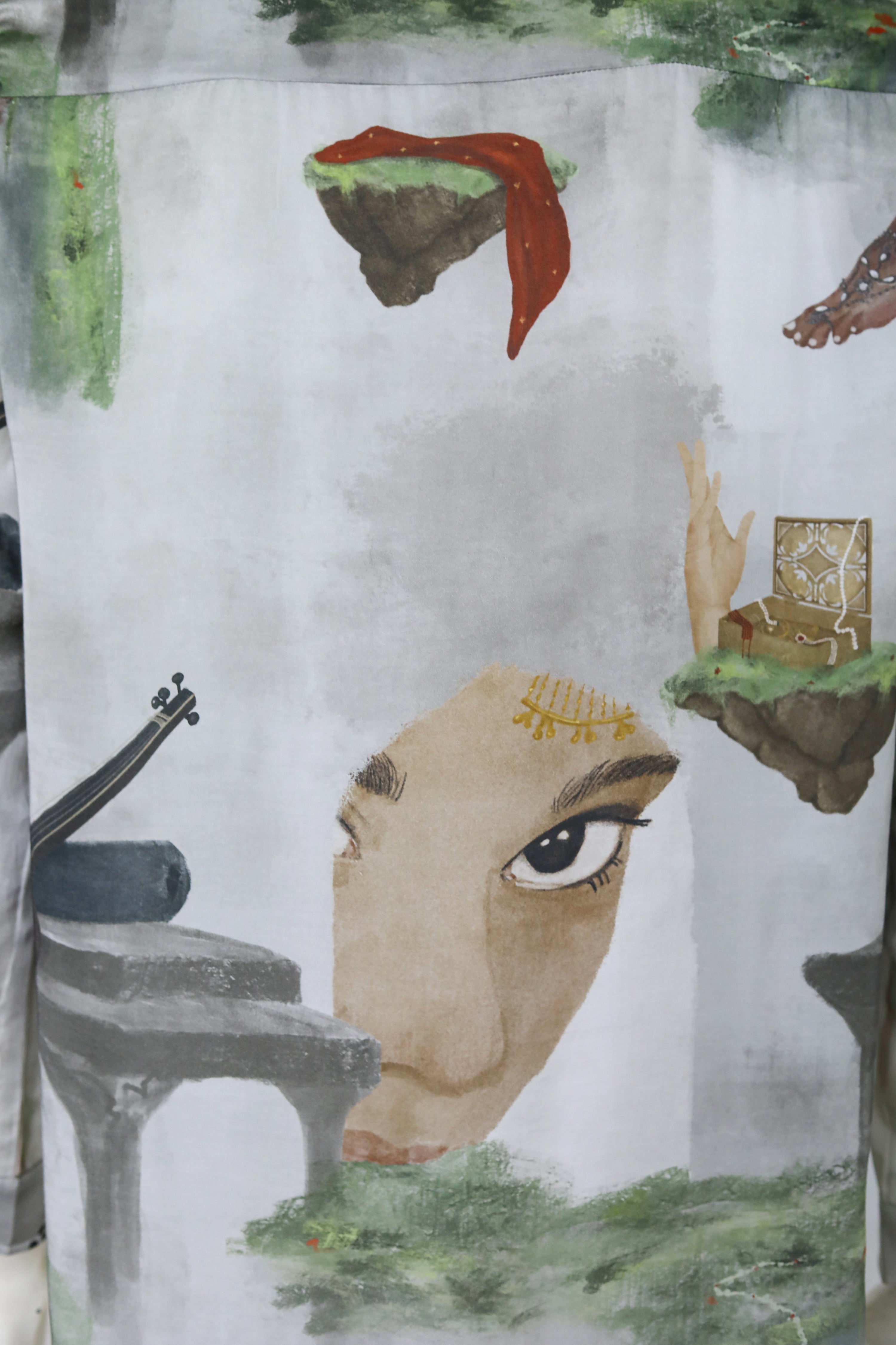 Surrealist Kurta Set