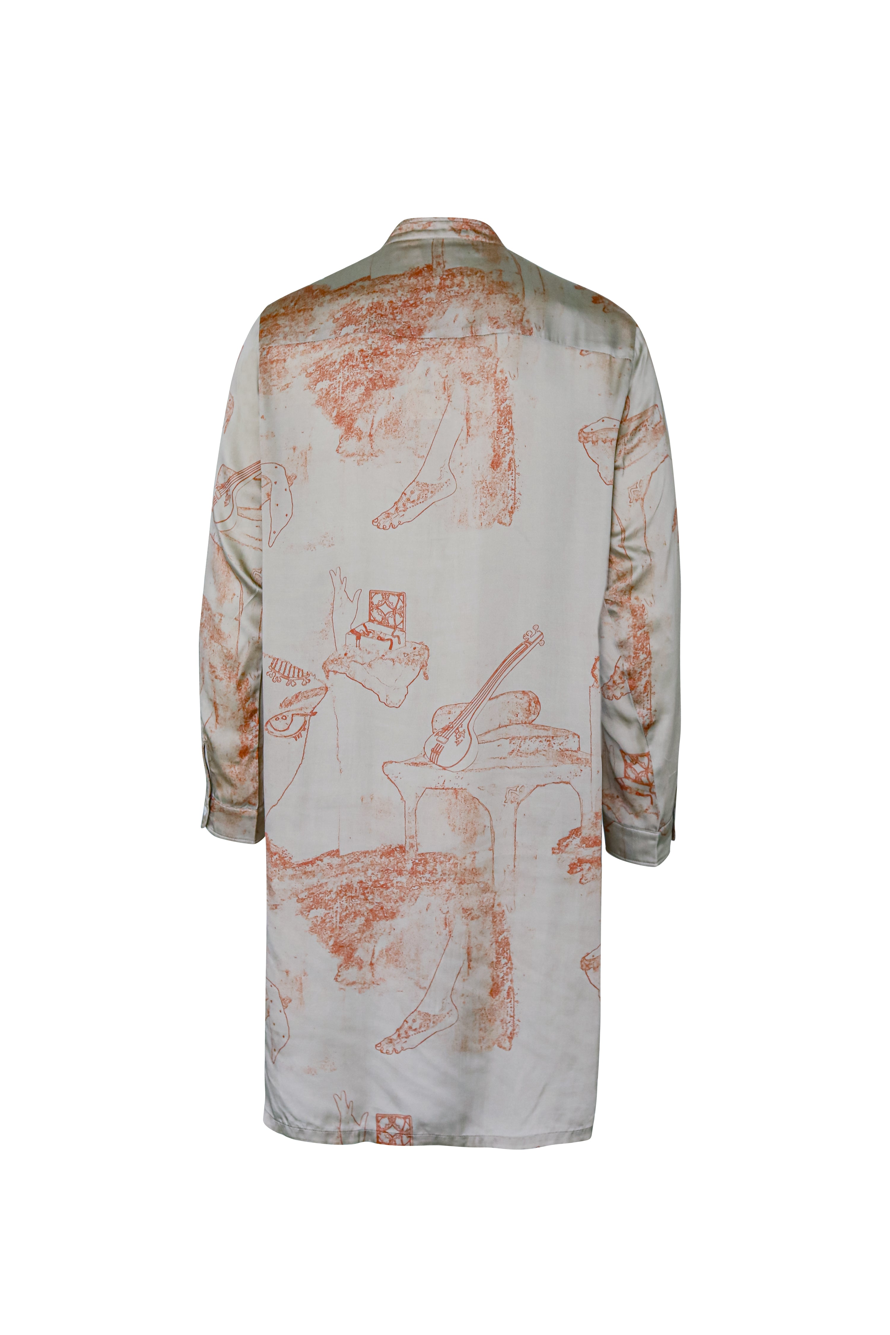 Surrealist Outline Kurta Set