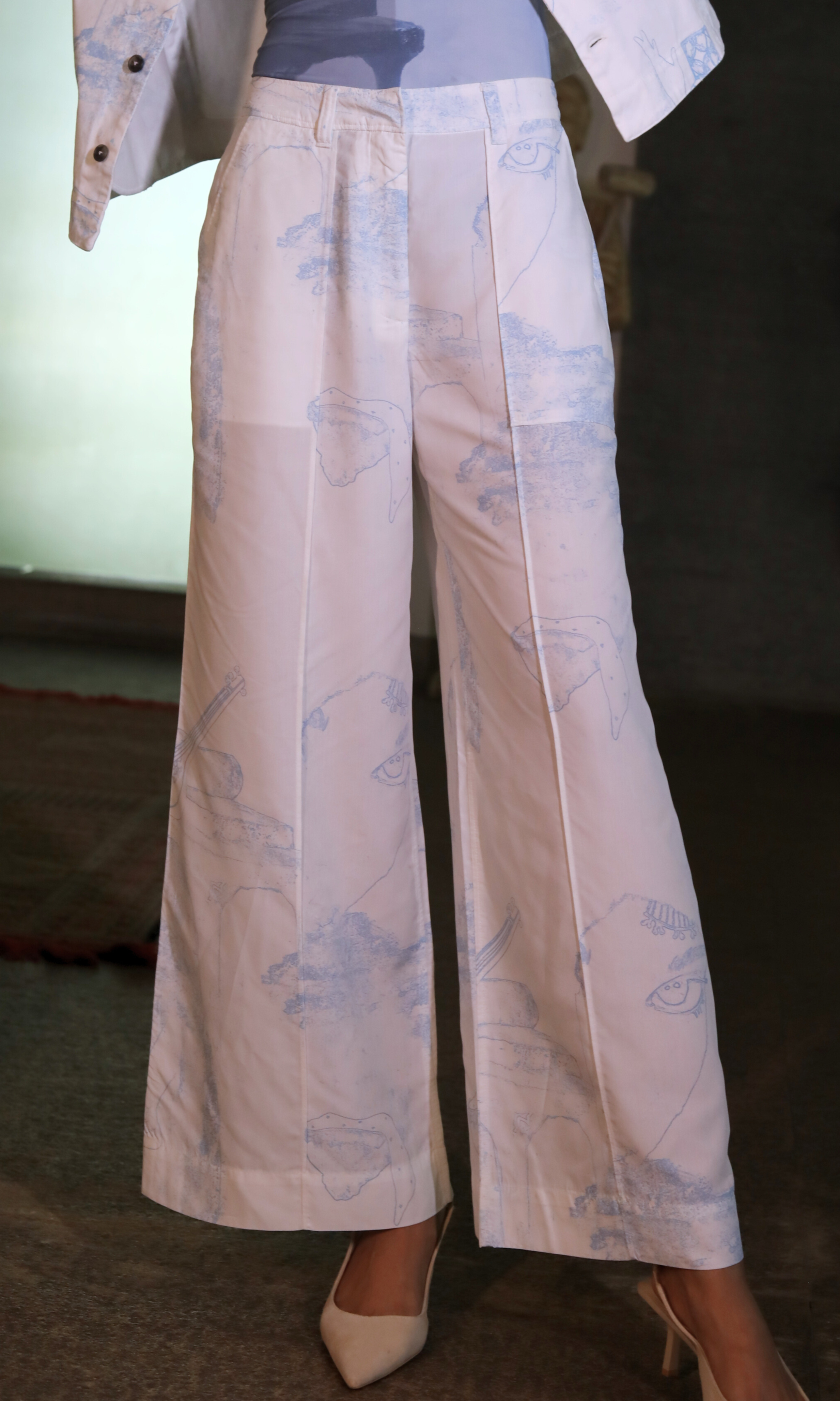 Surrealist Wide Pants