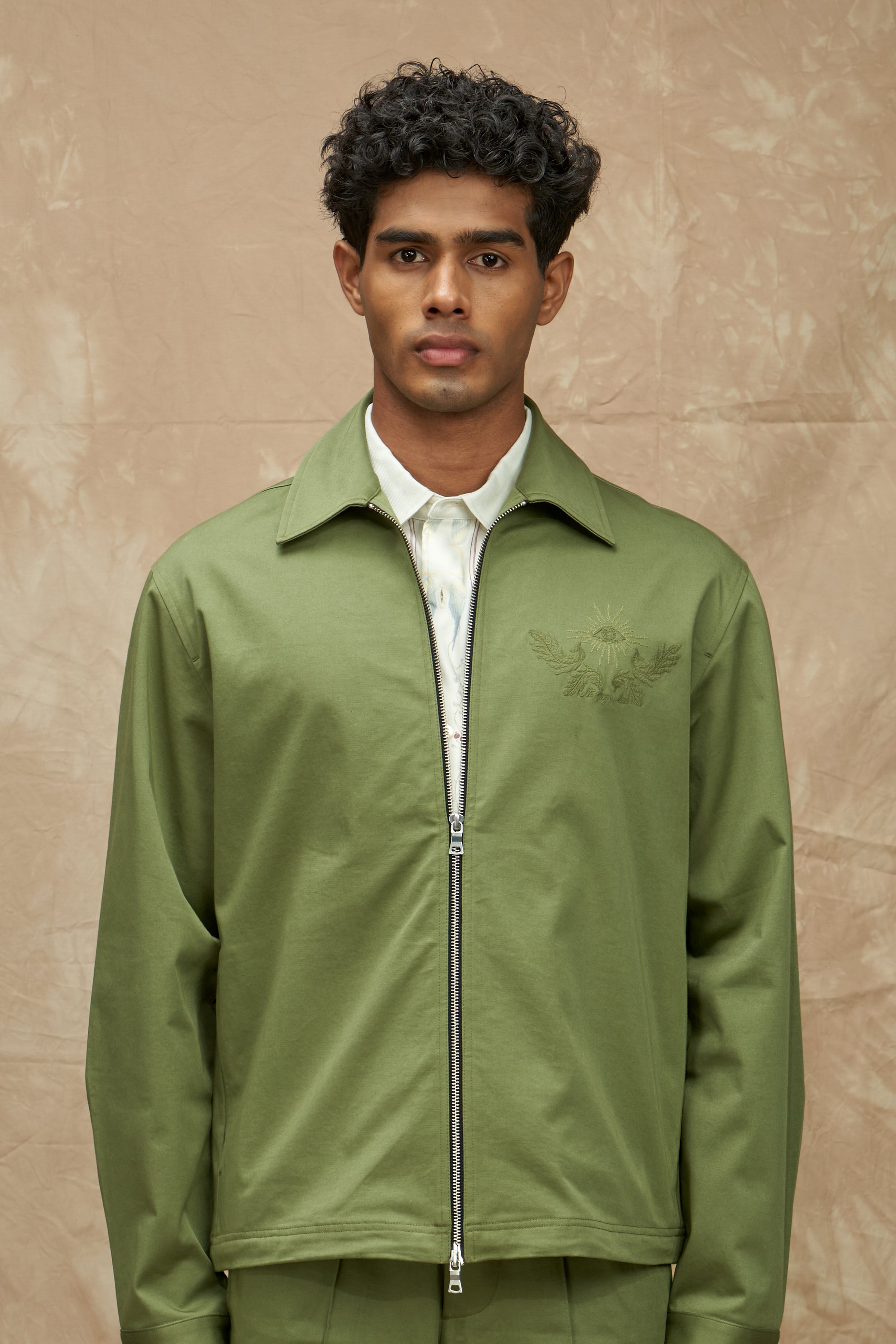 Cosmic Bloom Zip-up Jacket