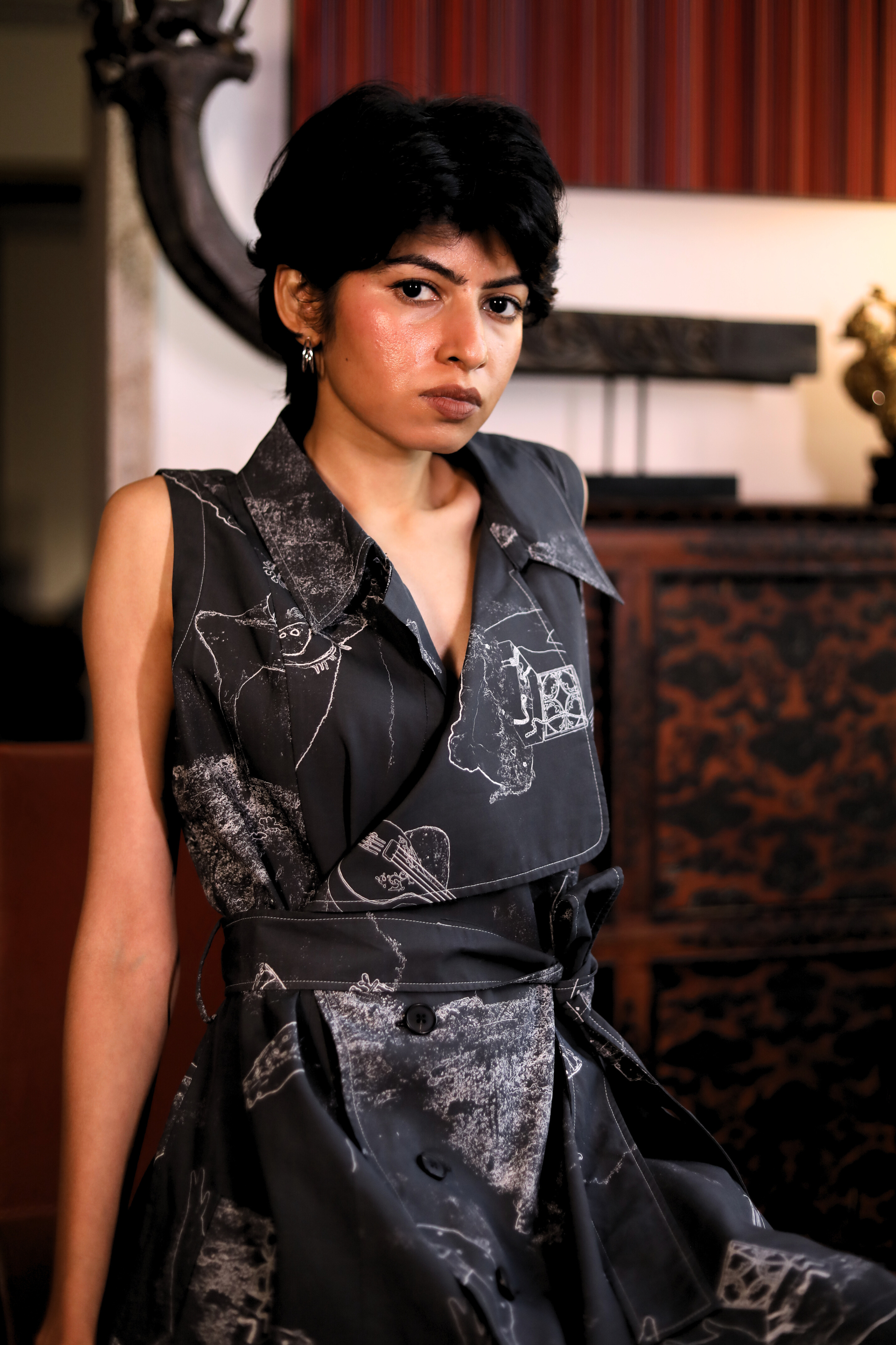 Surrealist Trench Dress