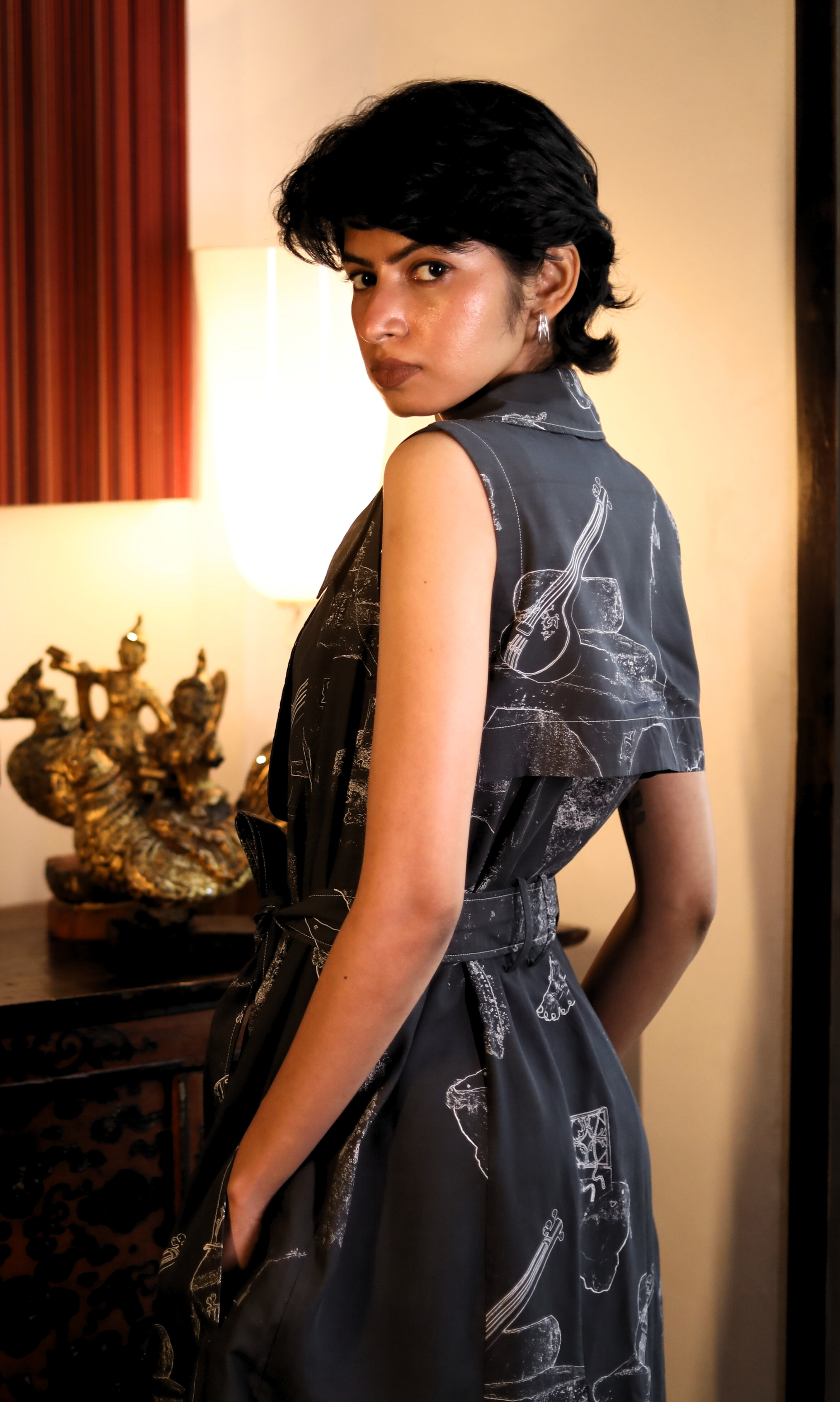 Surrealist Trench Dress