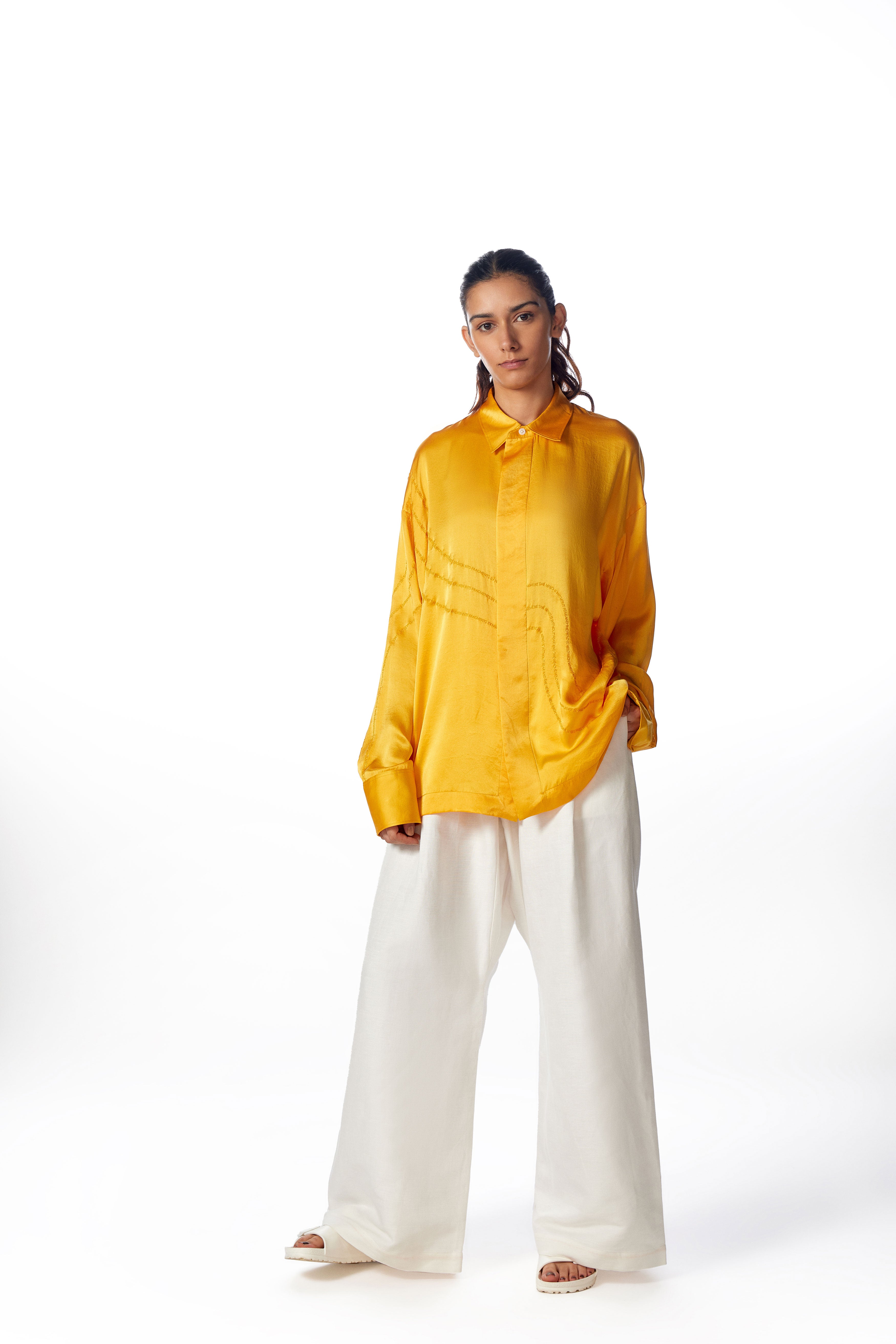 Pravah Boxy Fit Dress Shirt