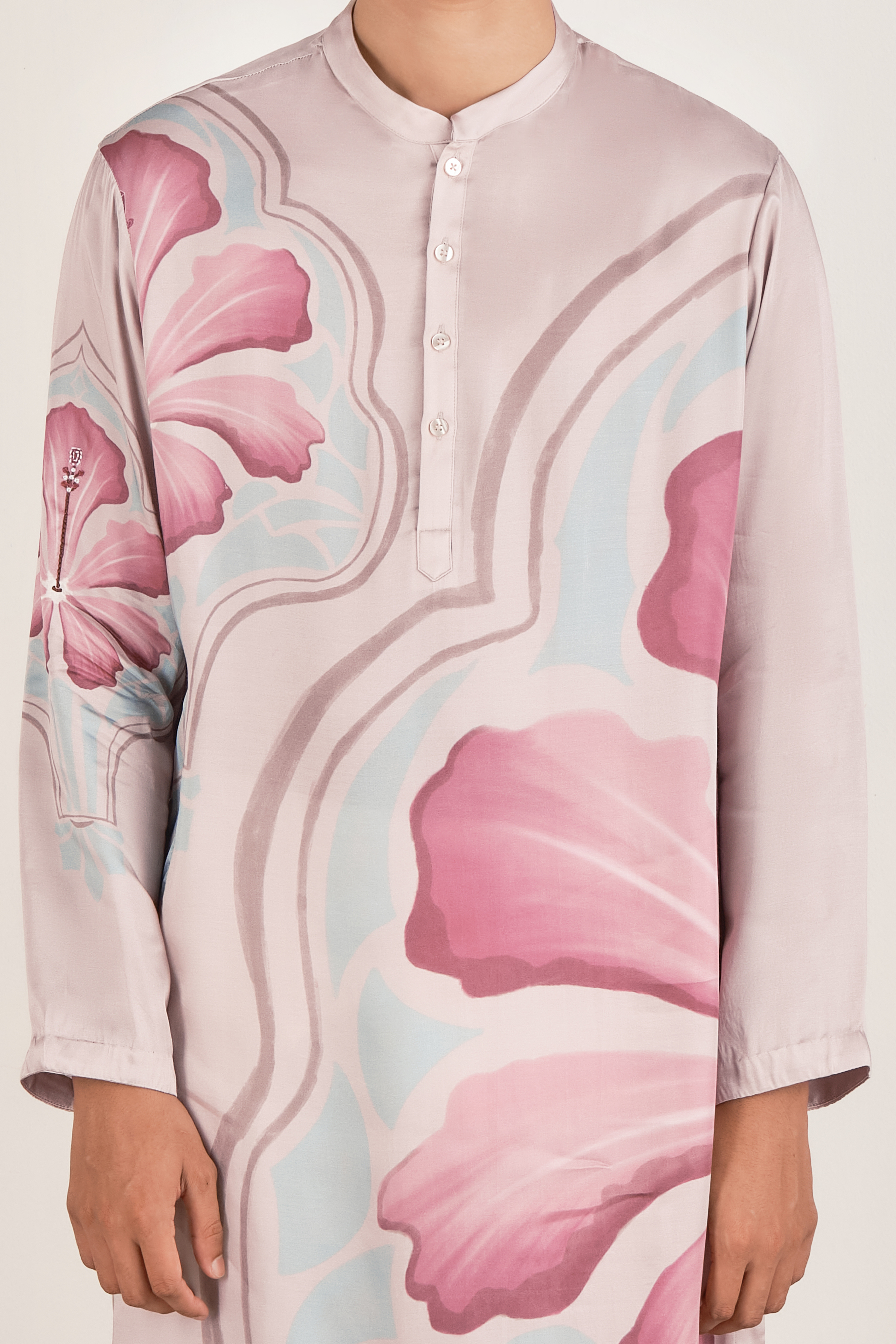 Geometric Bloom Kurta Set