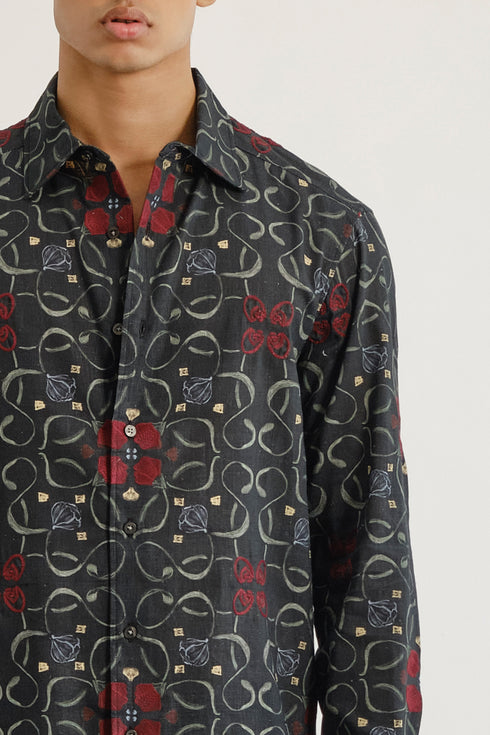 Botanical Jali Shirt