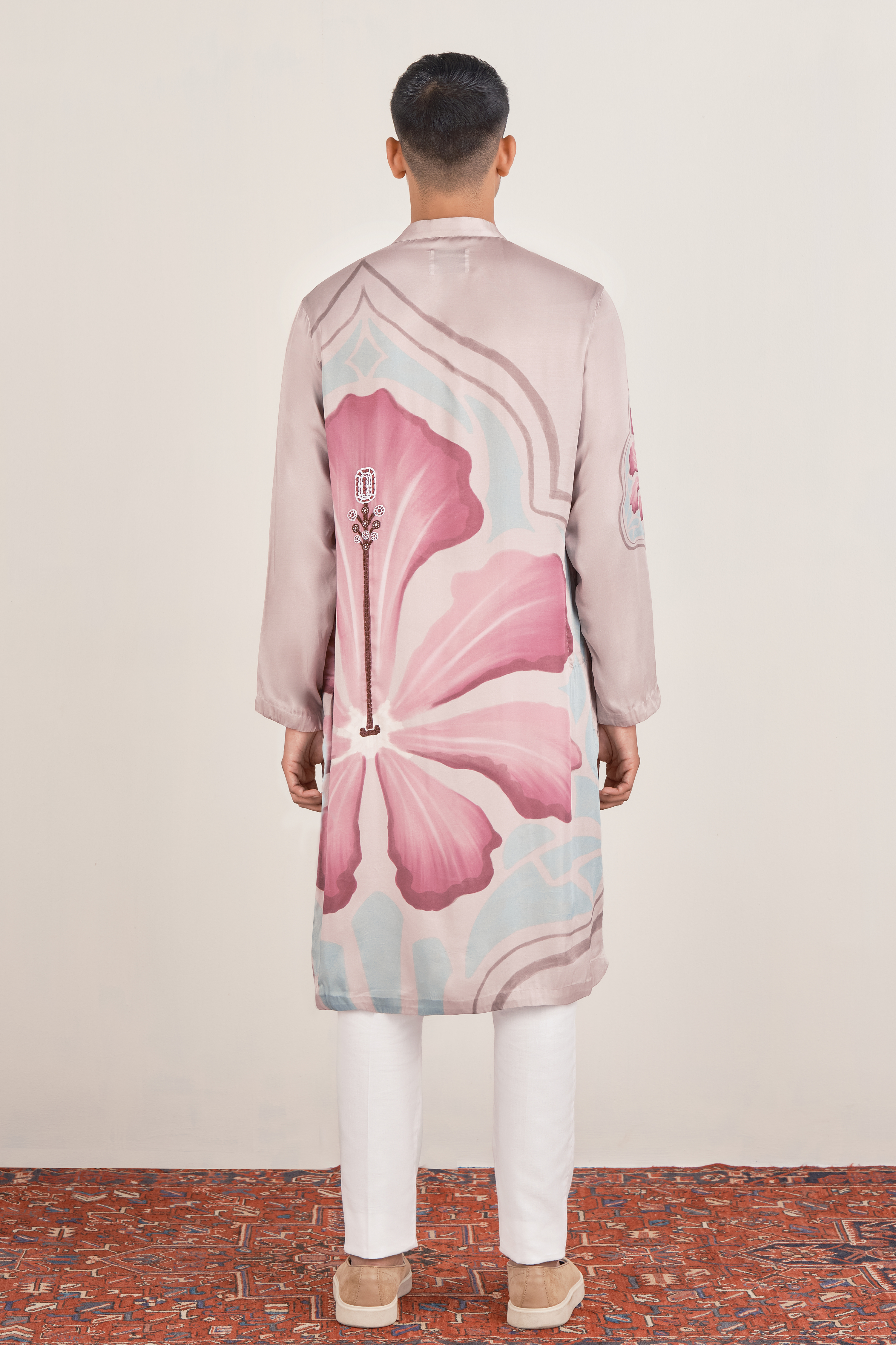 Geometric Bloom Kurta Set