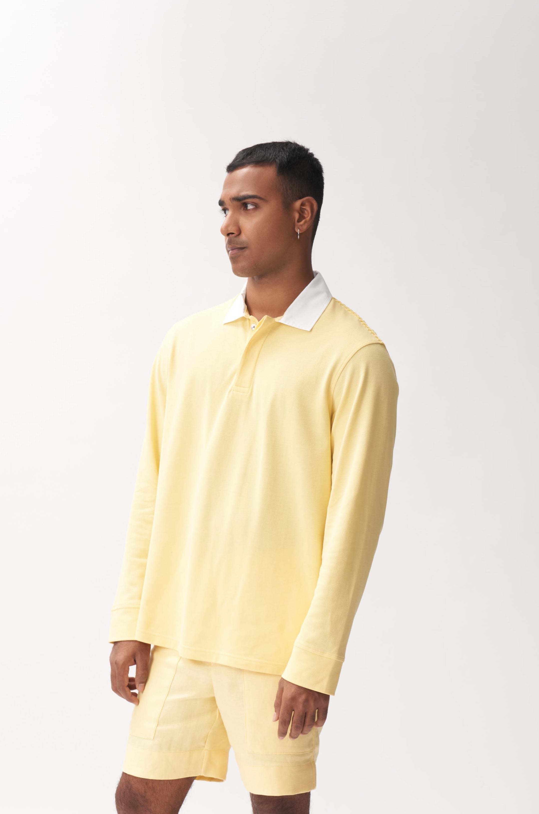 Rugby Shirt + Linen Shorts