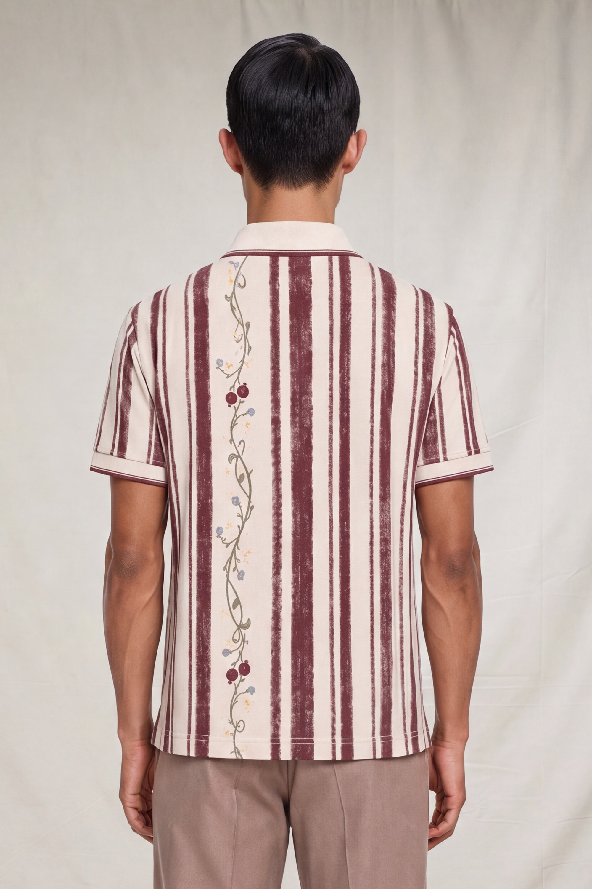 Bloom Stripe Polo