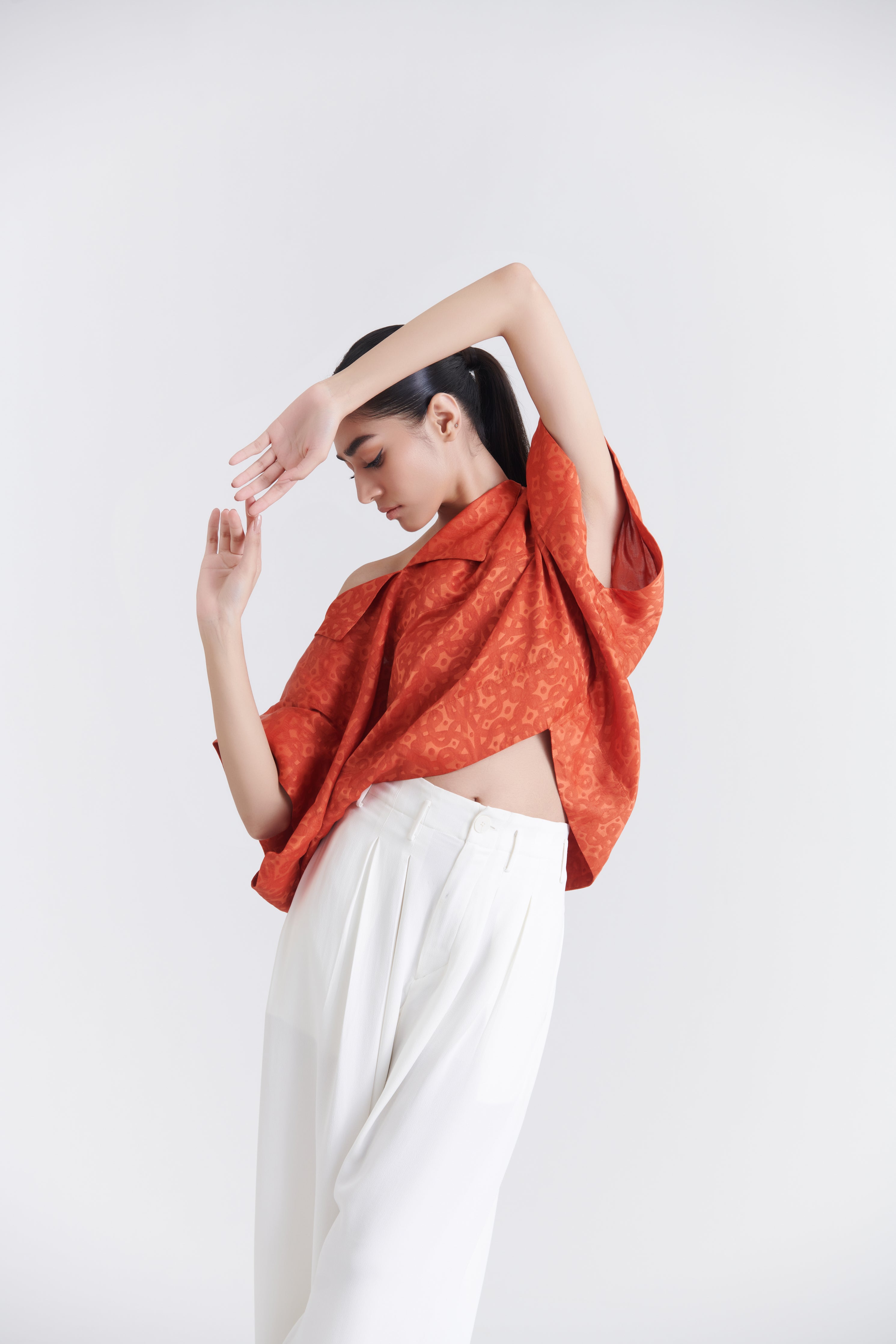 Kolam Off-Shoulder Top