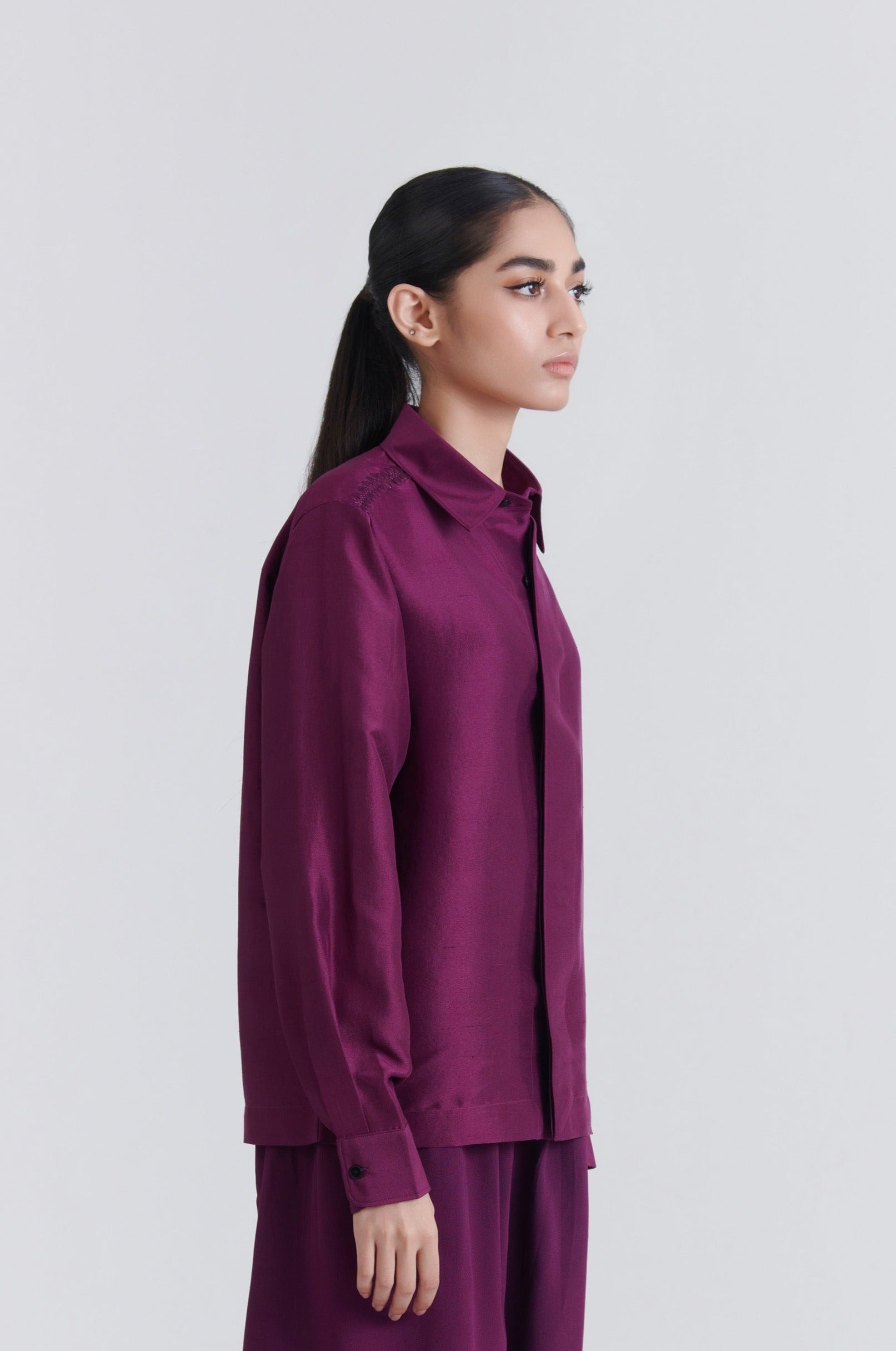 Satin Boxy Shirt