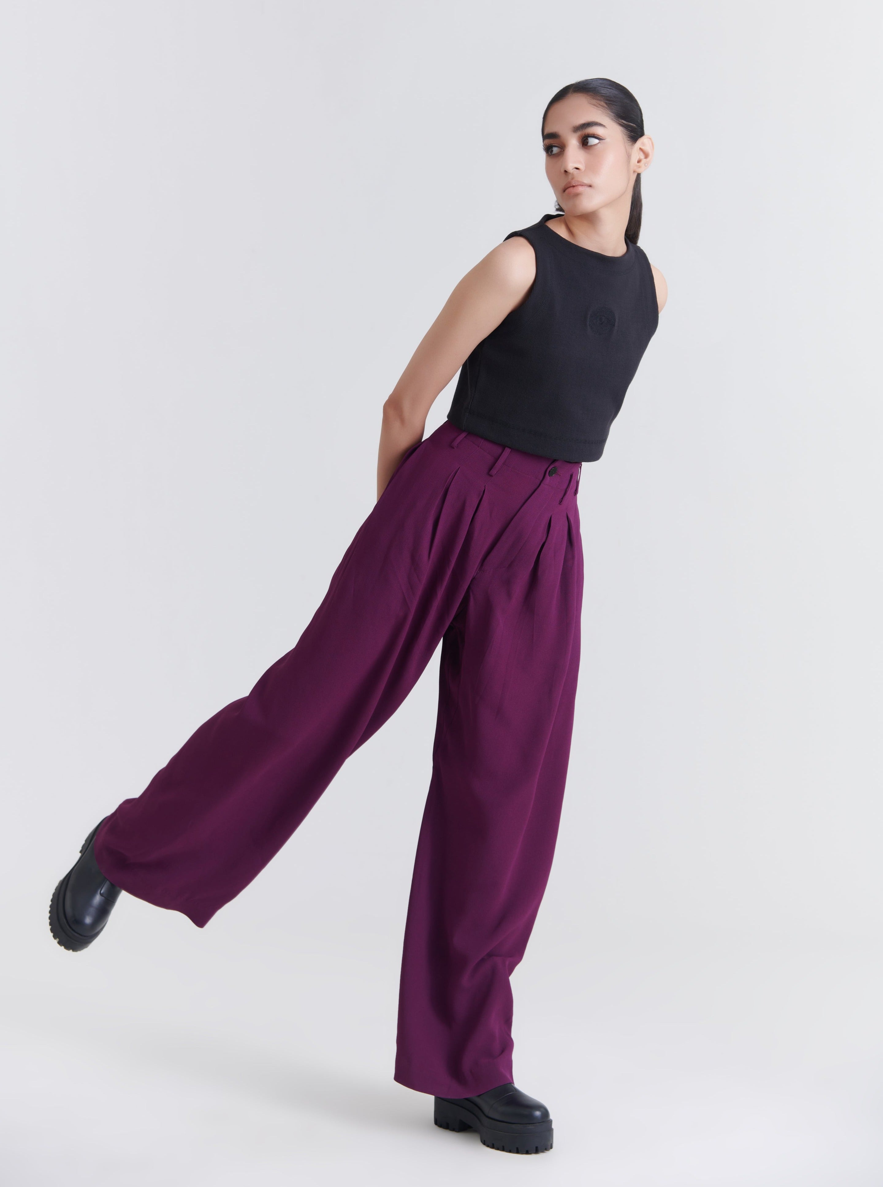 Crepe Bollywood Pants