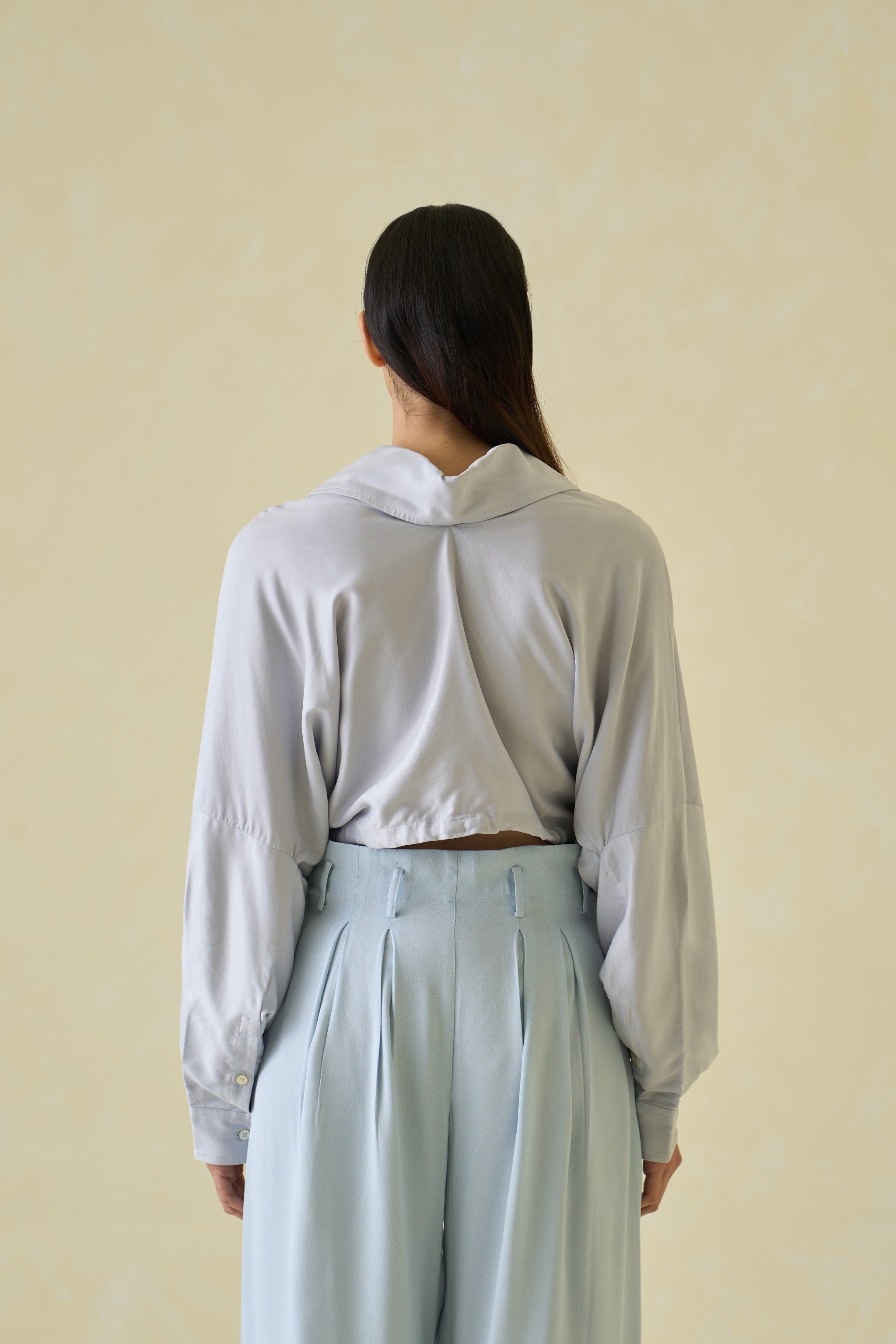 Directional Cropped Shirt