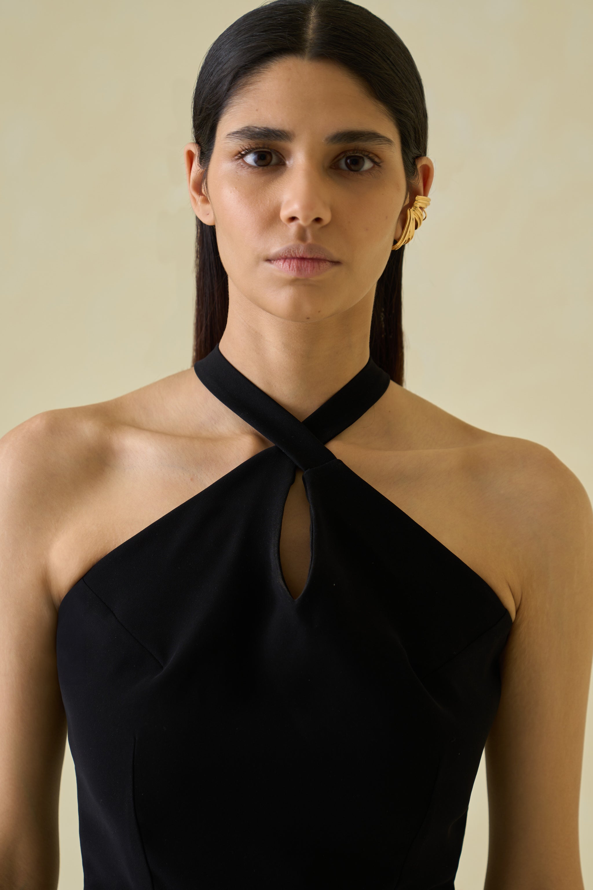 Cross-back Bollywood Jumpsuit