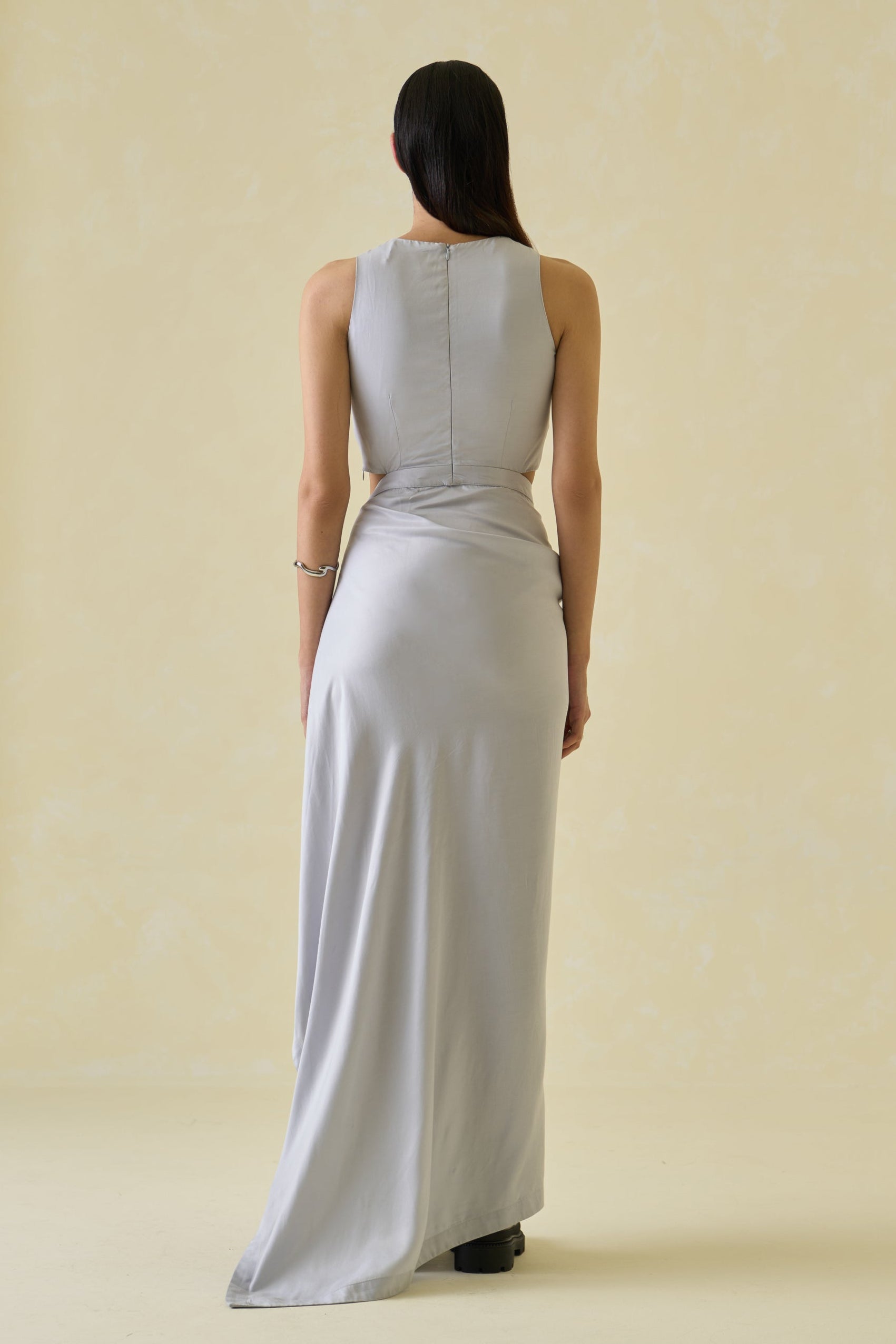 Sari Draped Dress