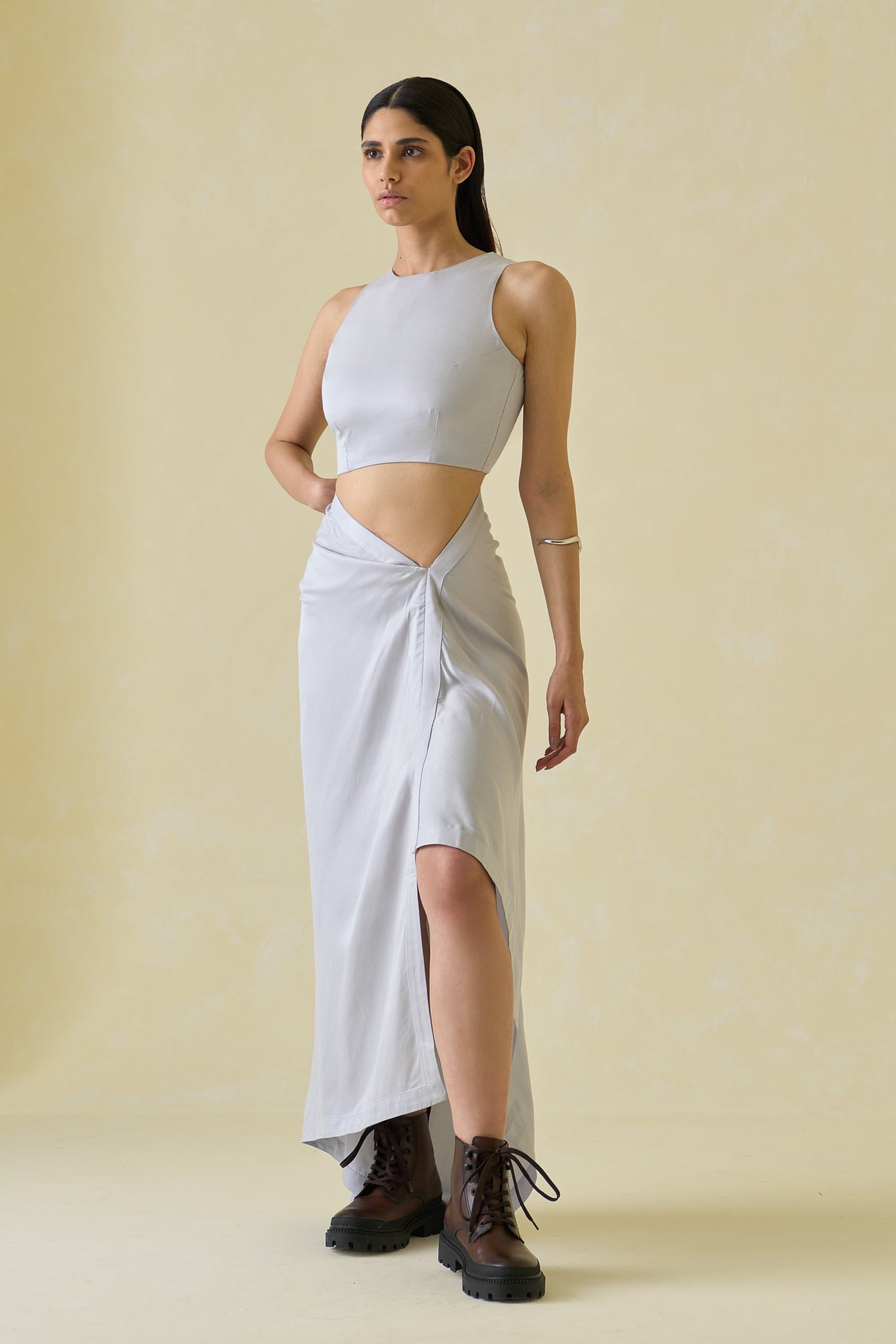 Sari Draped Dress