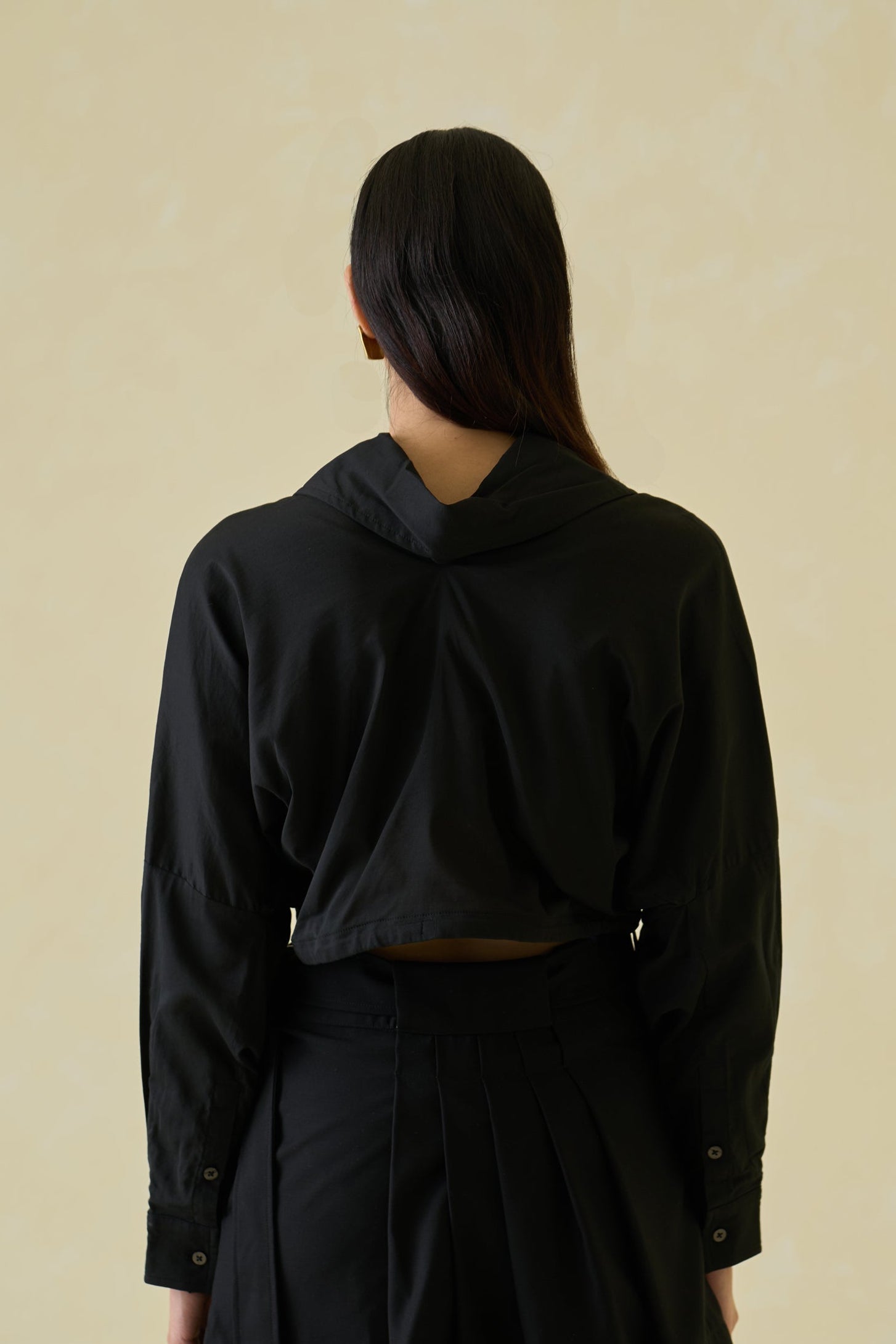 Directional Cropped Shirt