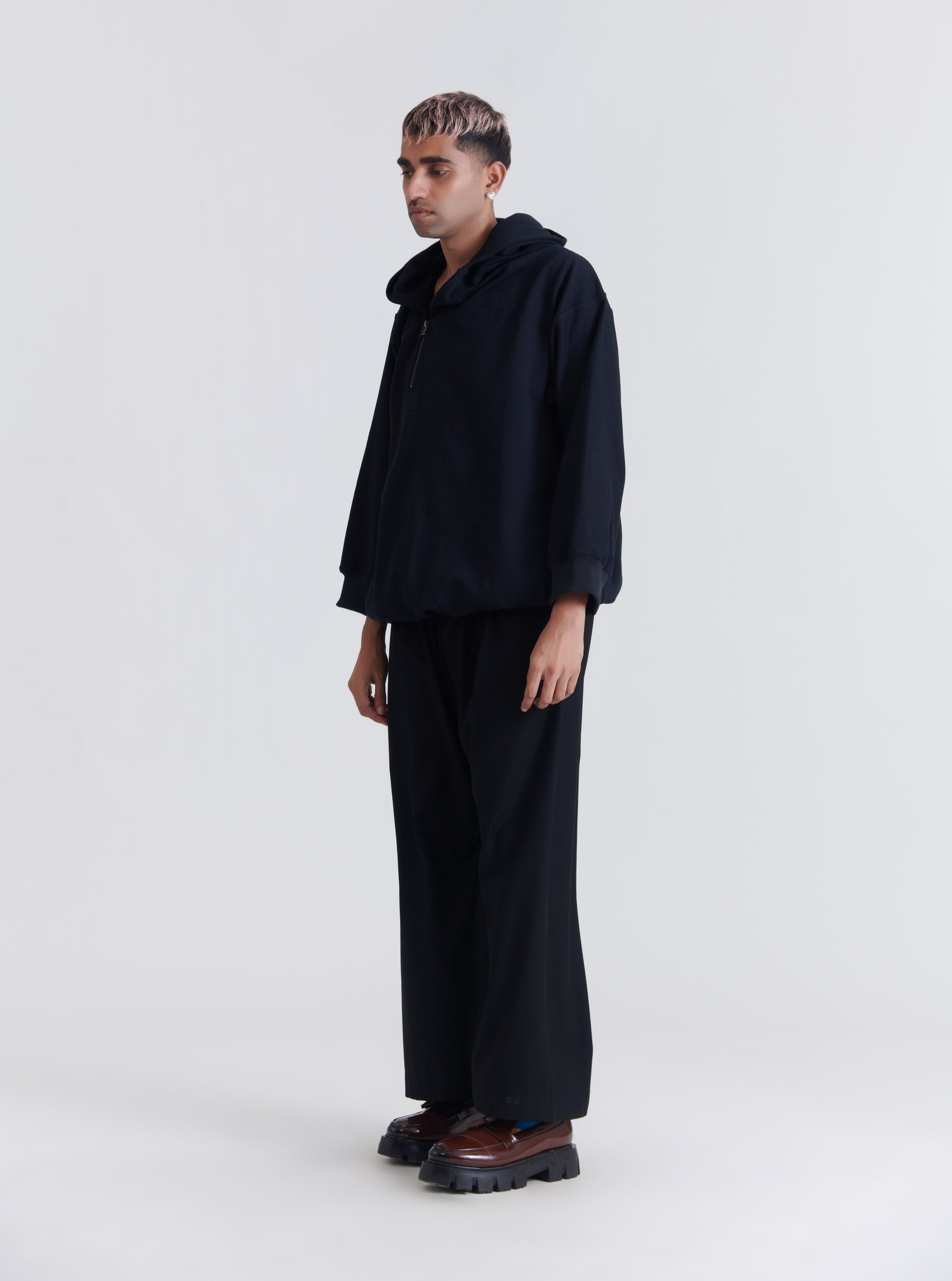 Heron-Lily Saree Hoodie