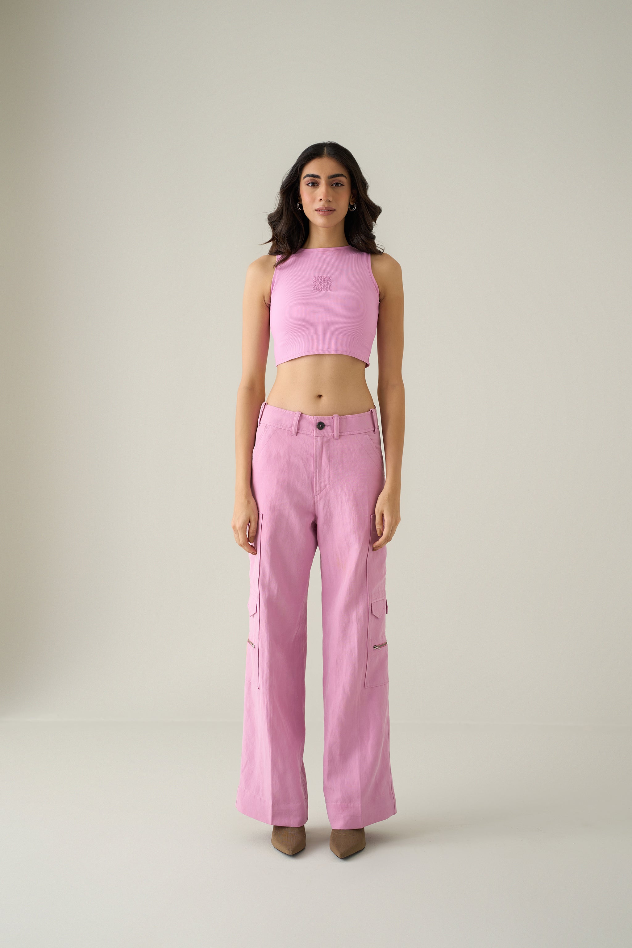 Kolam Cropped Tank Top