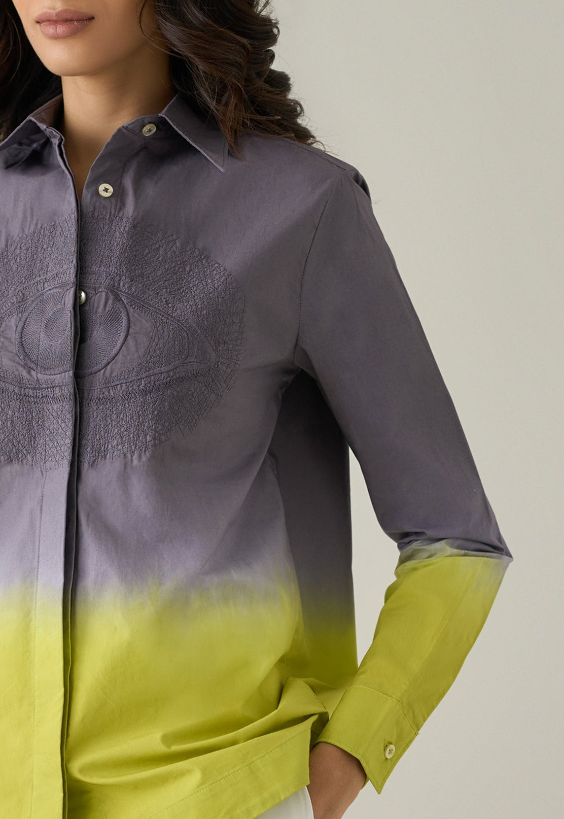 Ombre Boxy Shirt
