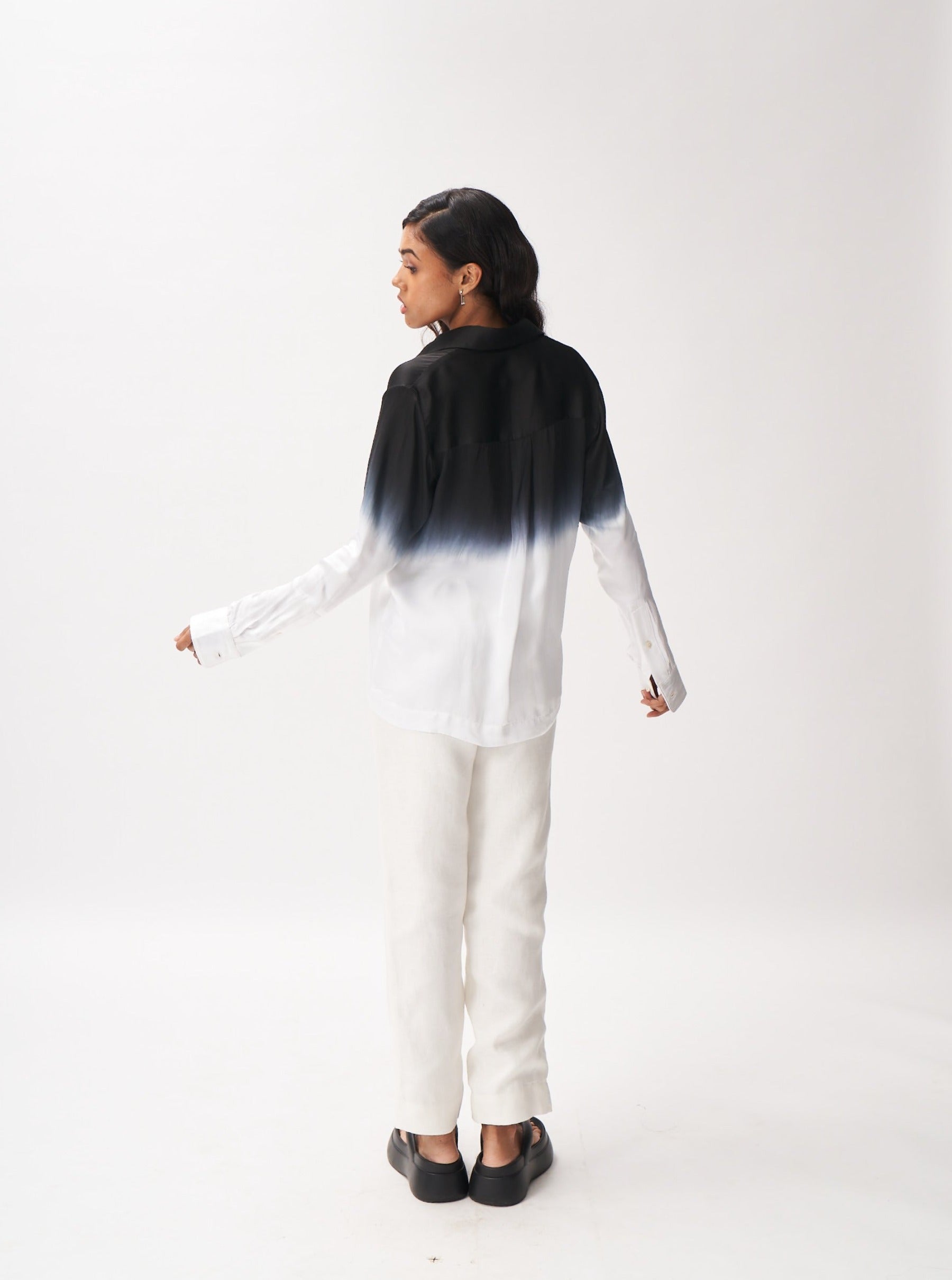 Dip Dye Boxy Shirt