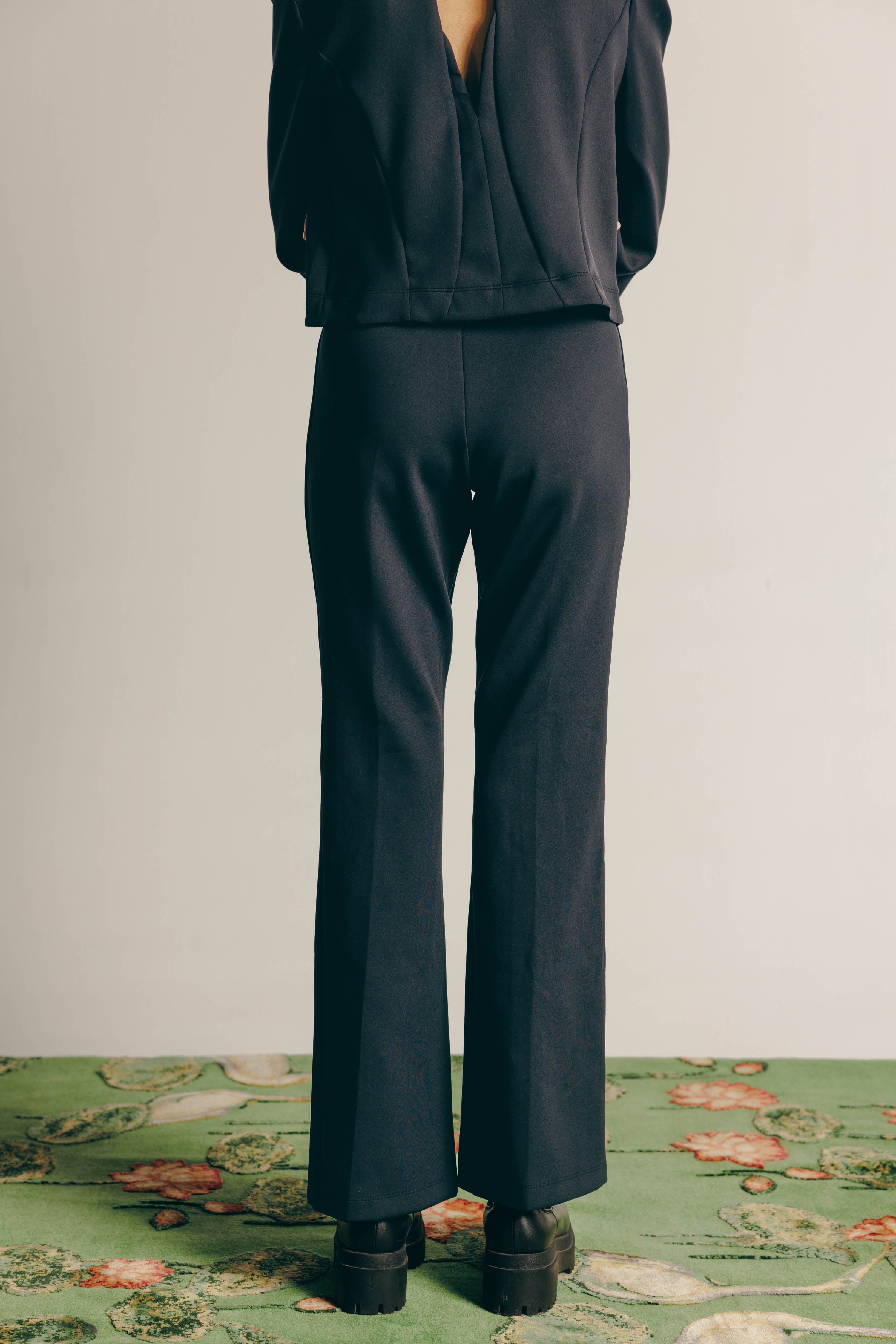 Bootcut Pants Black