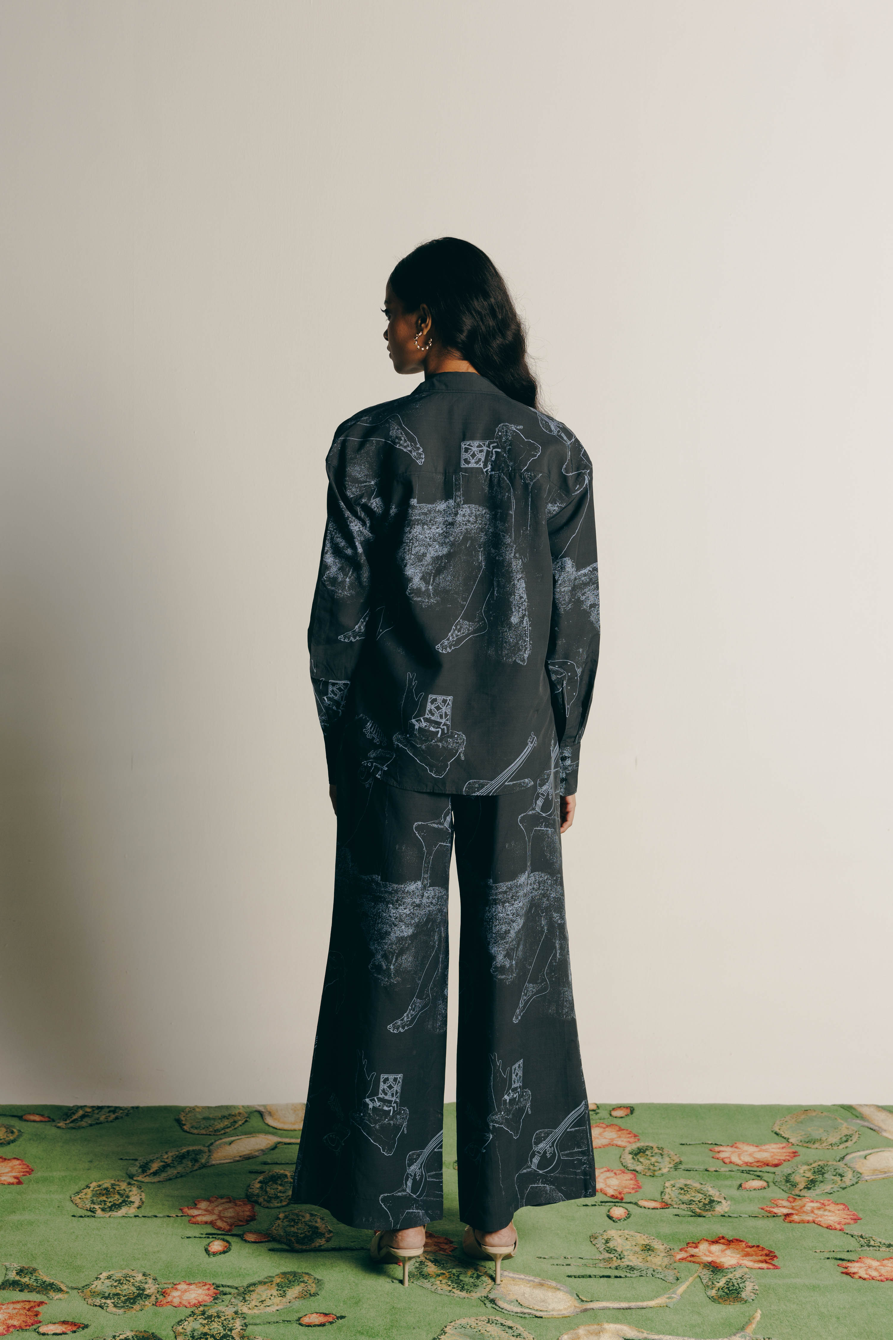 Surrealist Outline Shirt & Pant Co-ord