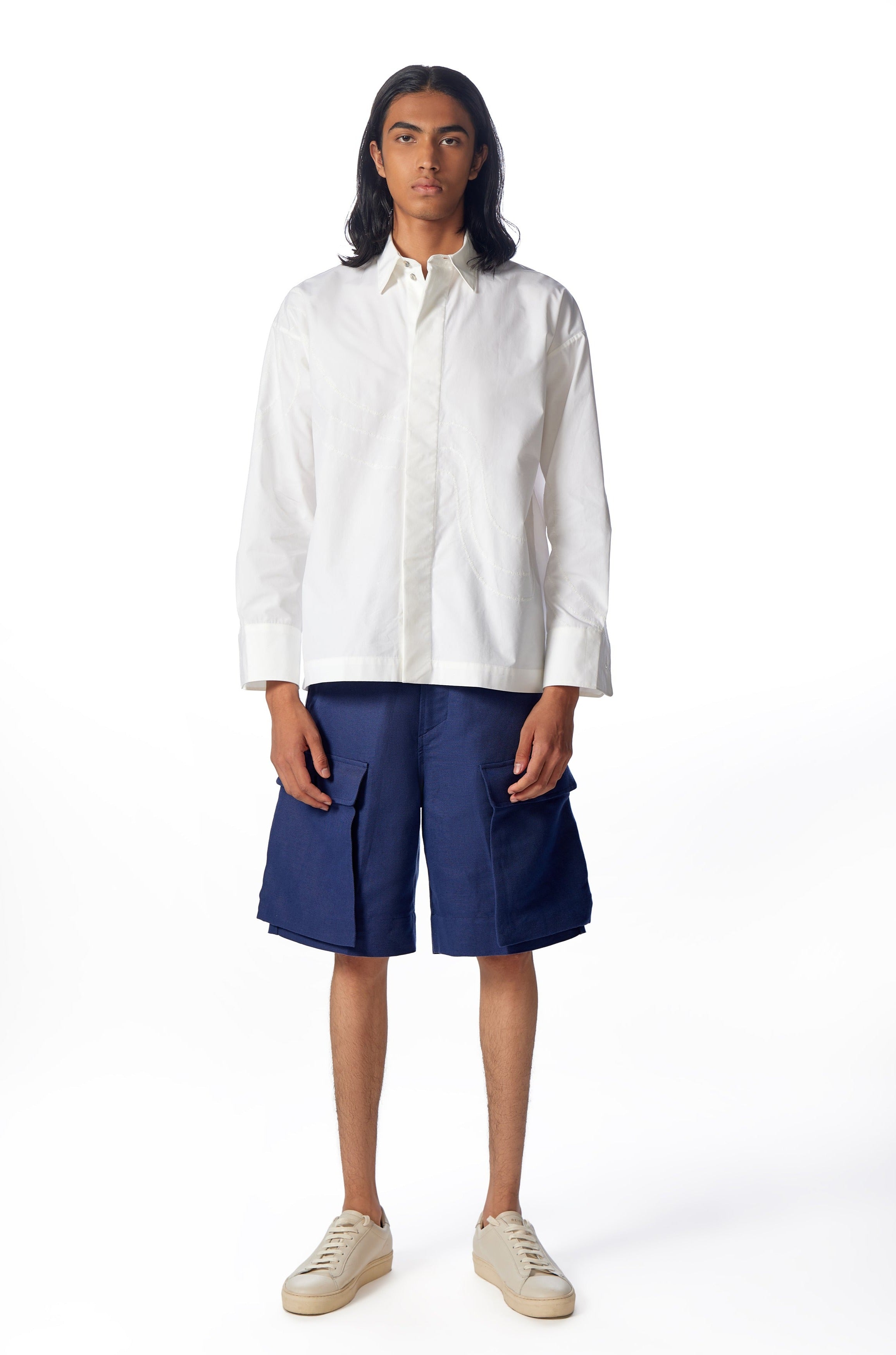 Pravah Boxy Fit Dress Shirt