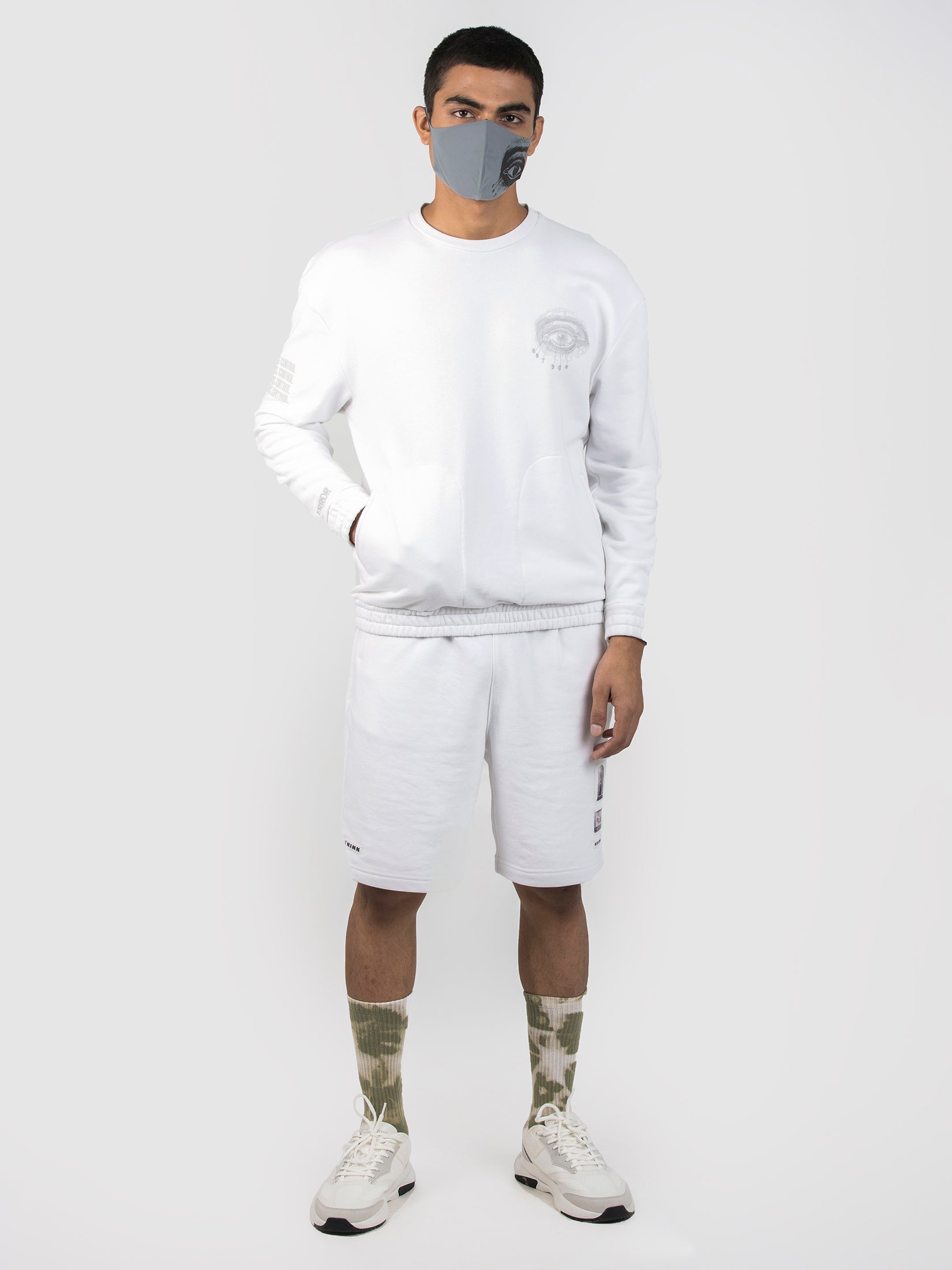 THIRD EYE EMBROIDERED FRENCH TERRY SWEATSHIRT