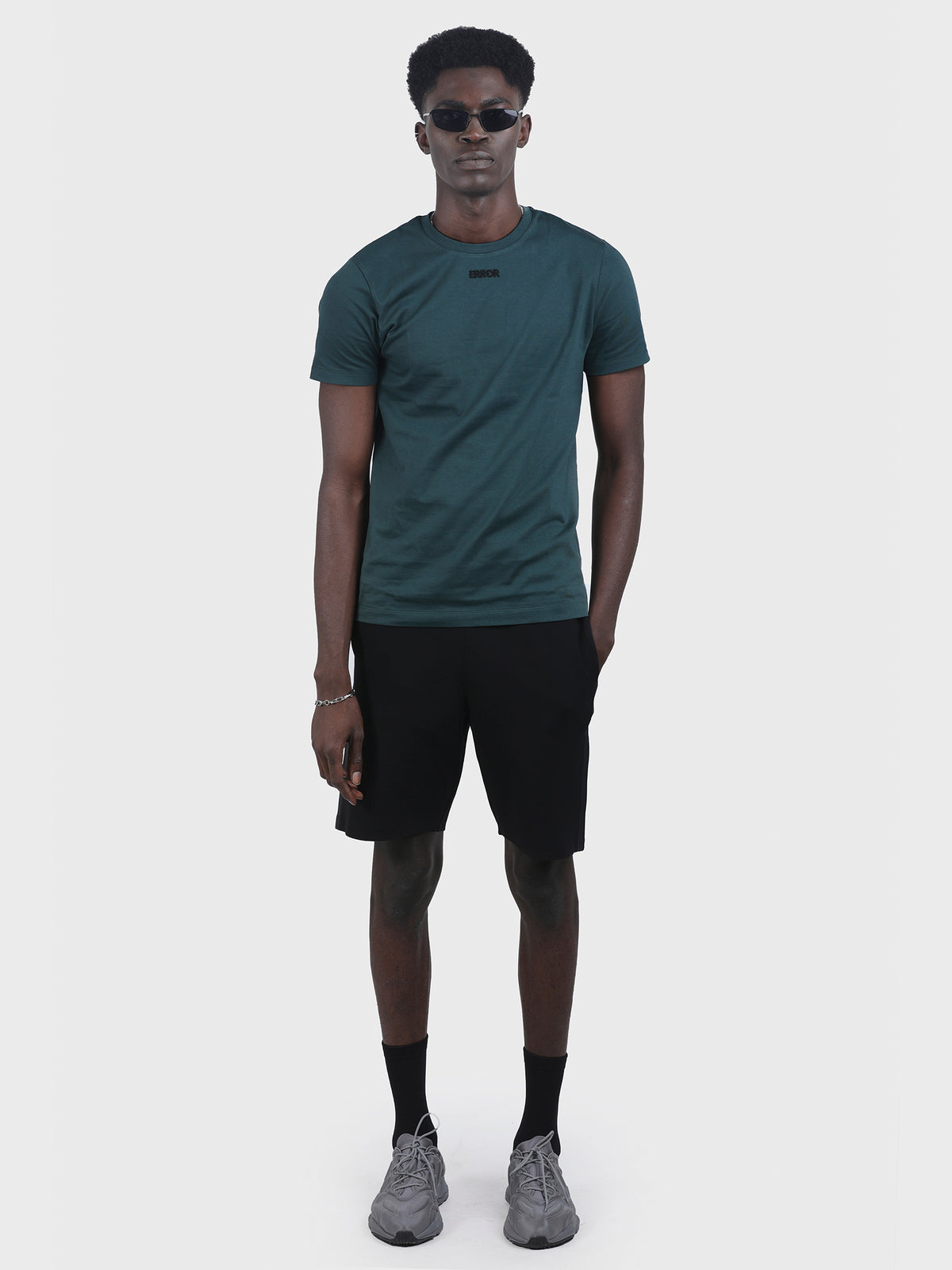 404 PRINTED EMBROIDERED TEE