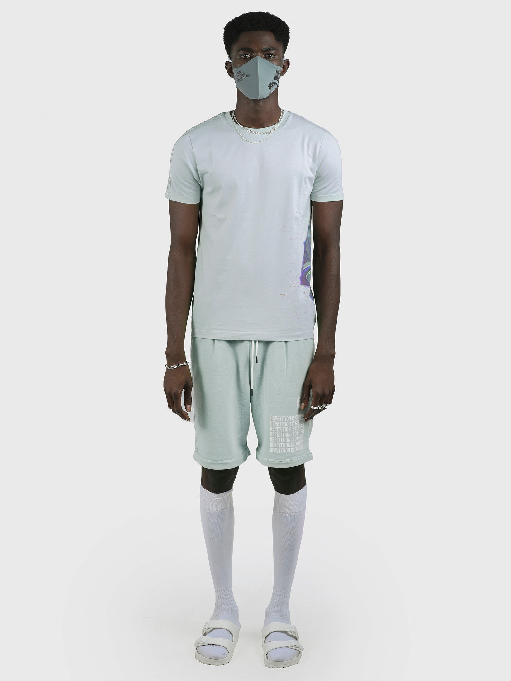 SURVEILLANCE GROSGRAIN TAPE PRINTED TEE