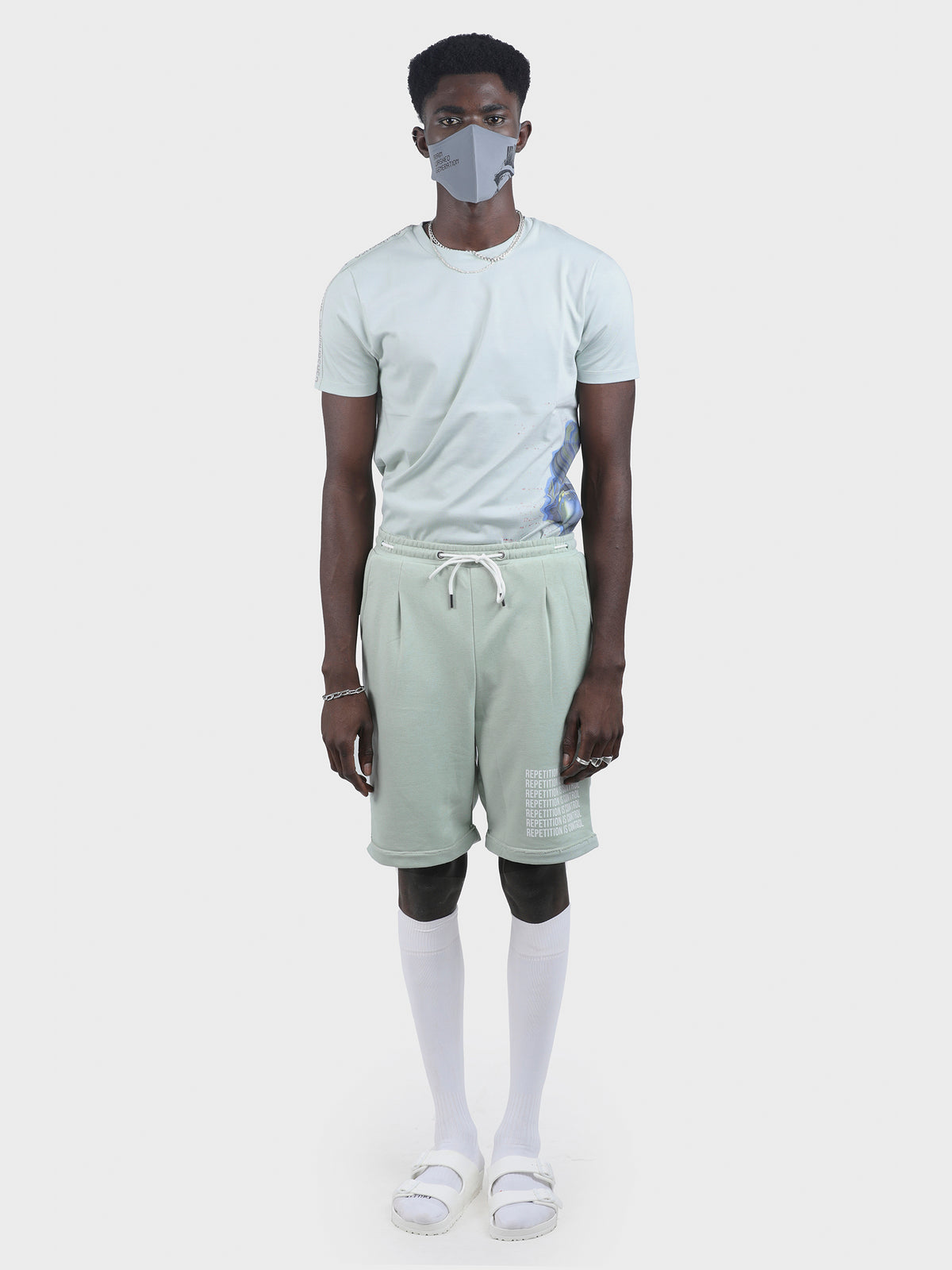 REPETITION IS CONTROL BASKETBALL SHORTS