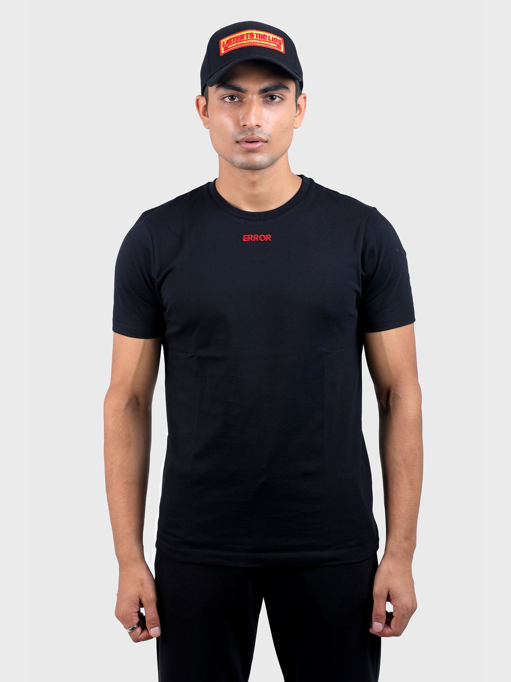 404 PRINTED EMBROIDERED TEE