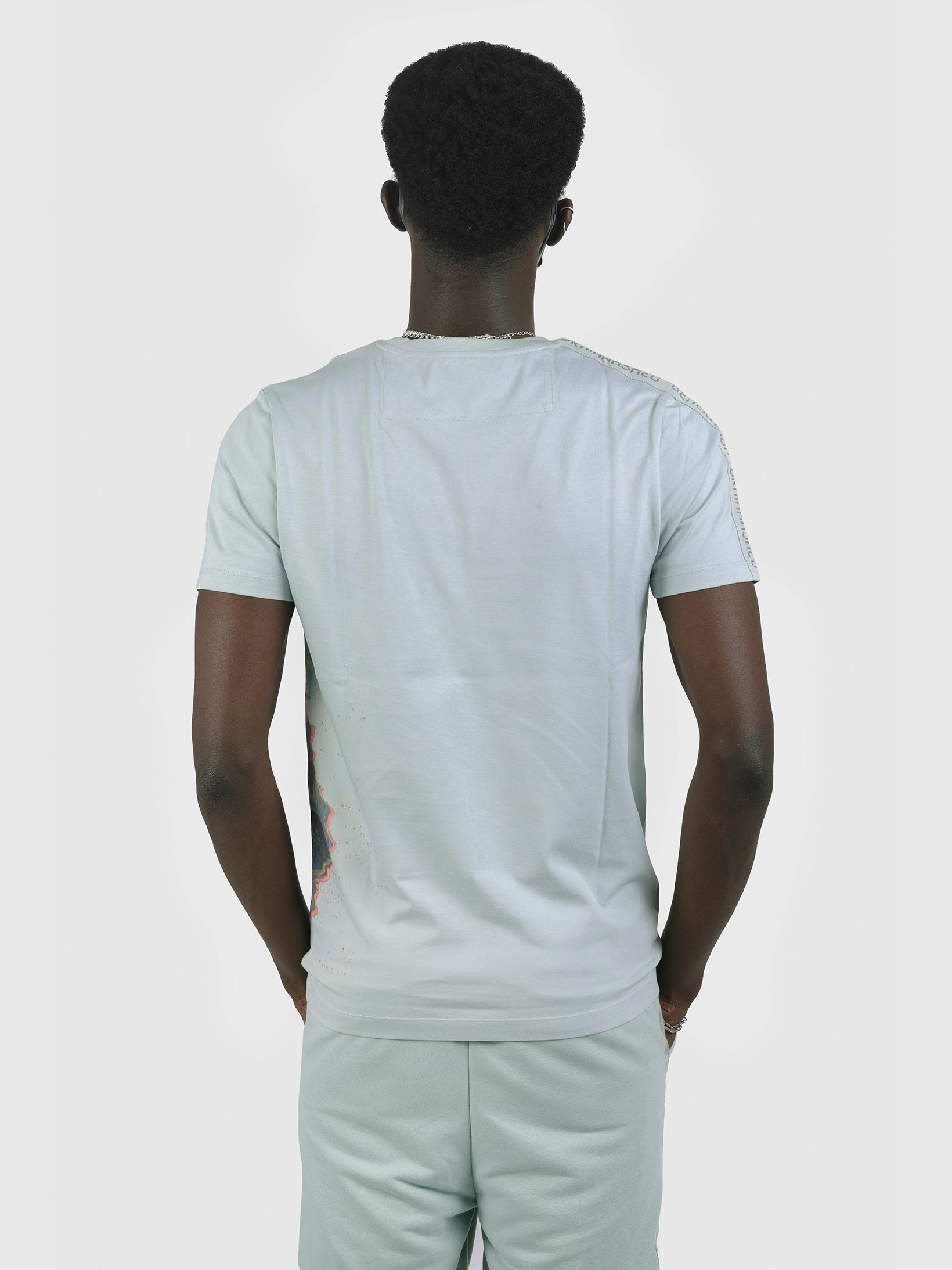 SURVEILLANCE GROSGRAIN TAPE PRINTED TEE