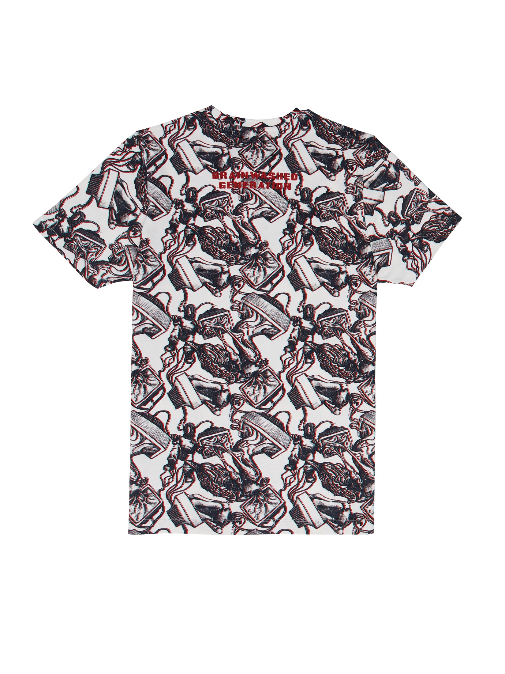 CTRL ESC EMBROIDERED PRINTED TEE