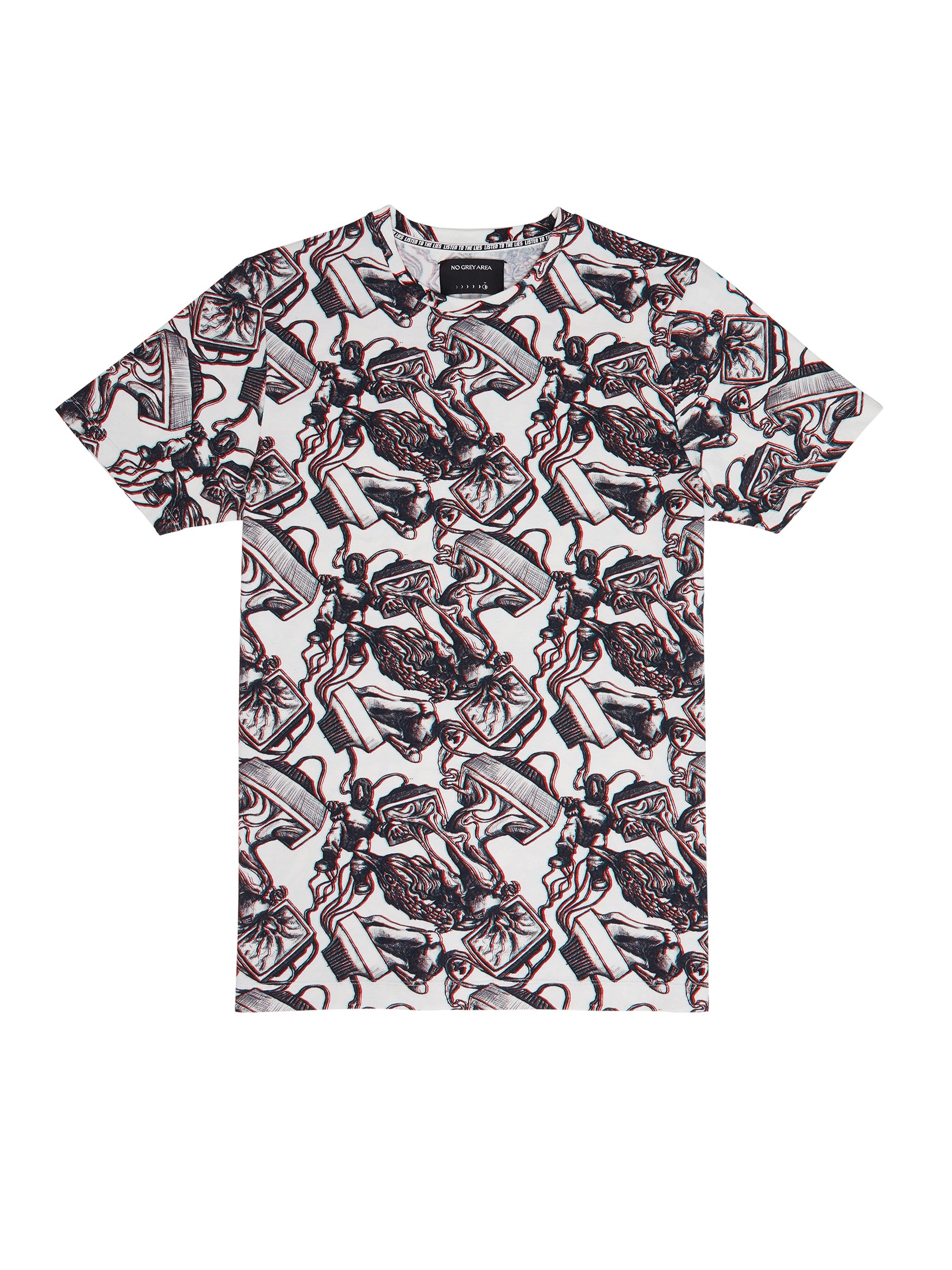 CTRL ESC EMBROIDERED PRINTED TEE