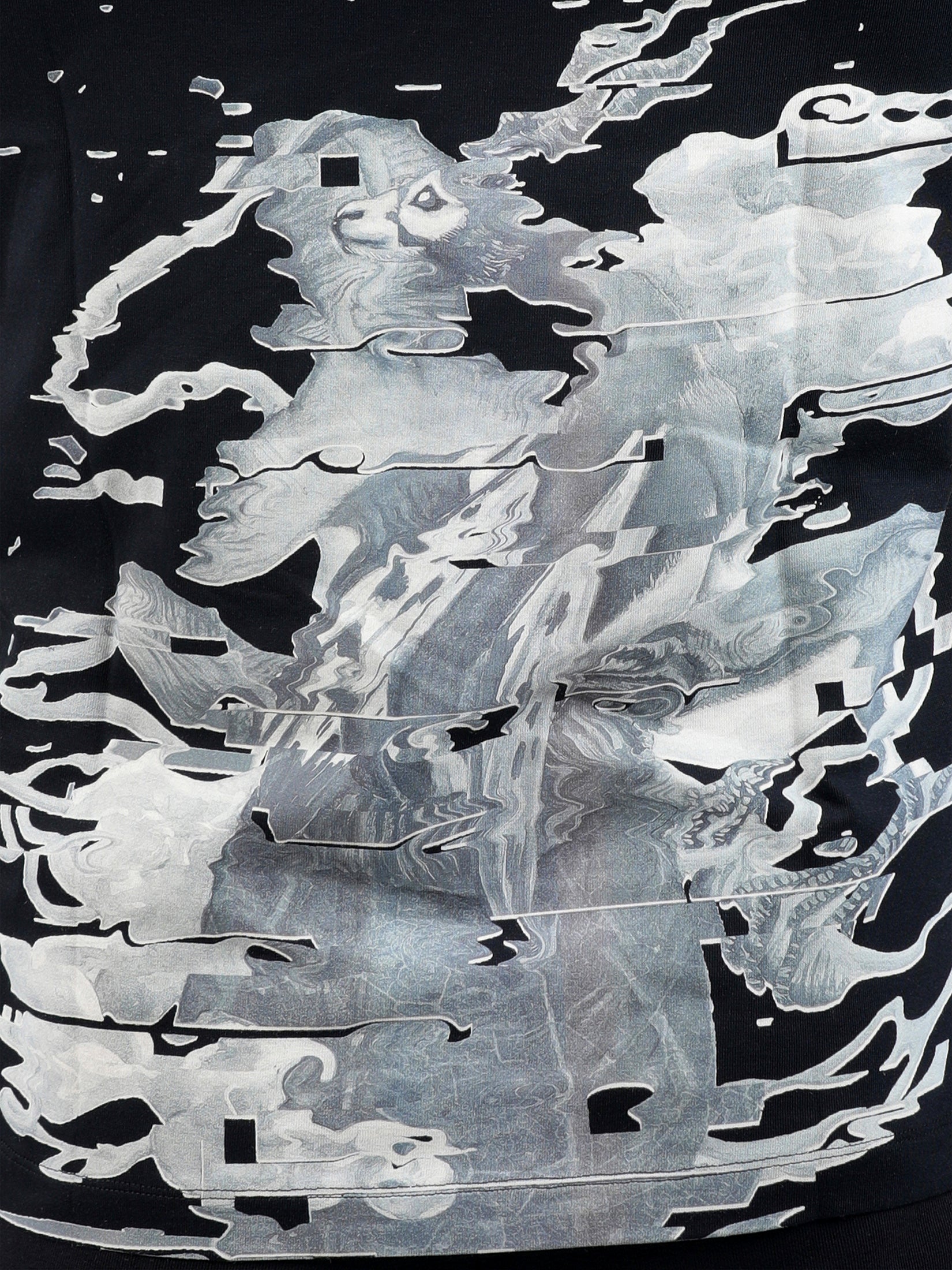 404 PRINTED EMBROIDERED TEE