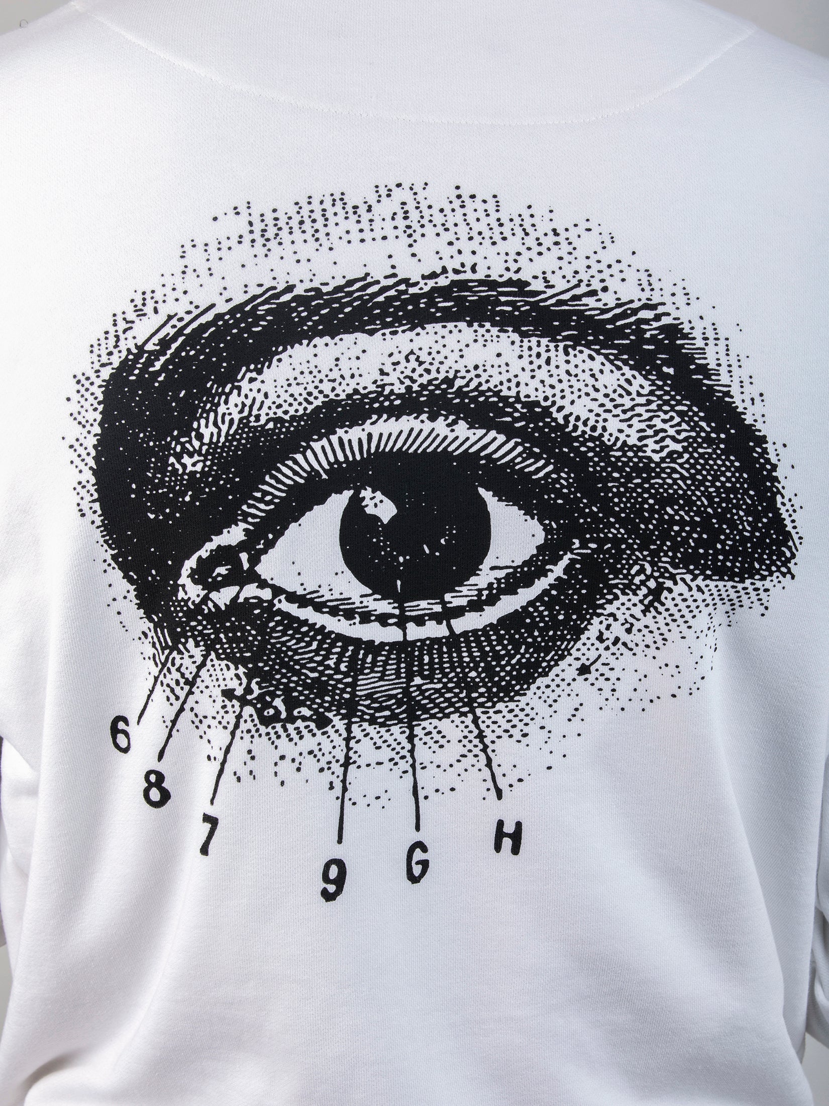 THIRD EYE DROP SHOULDER ZIPPER HOODIE