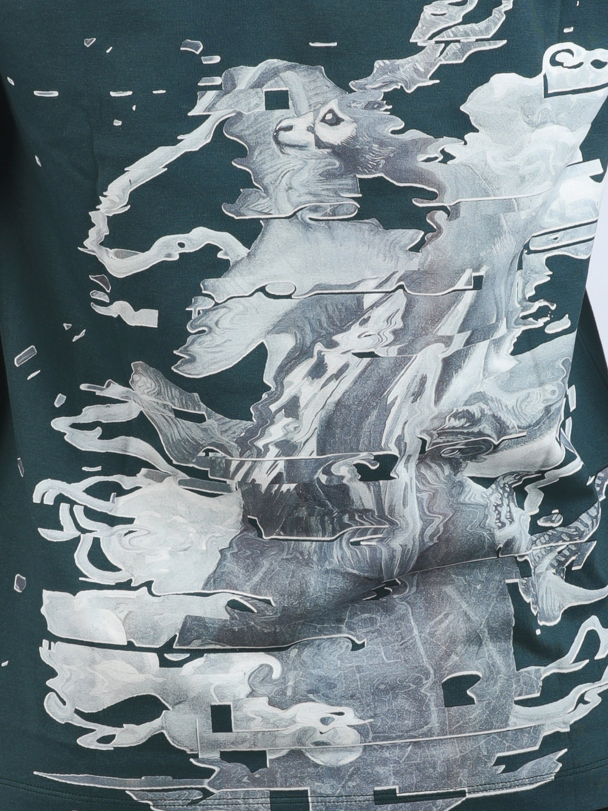 404 PRINTED EMBROIDERED TEE