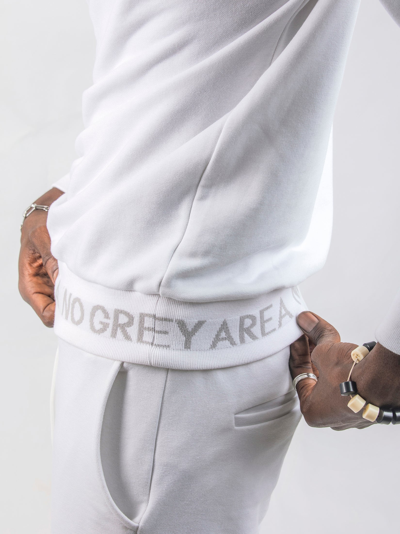 GREY AREA BONDED FRENCH TERRY SWEATSHIRT