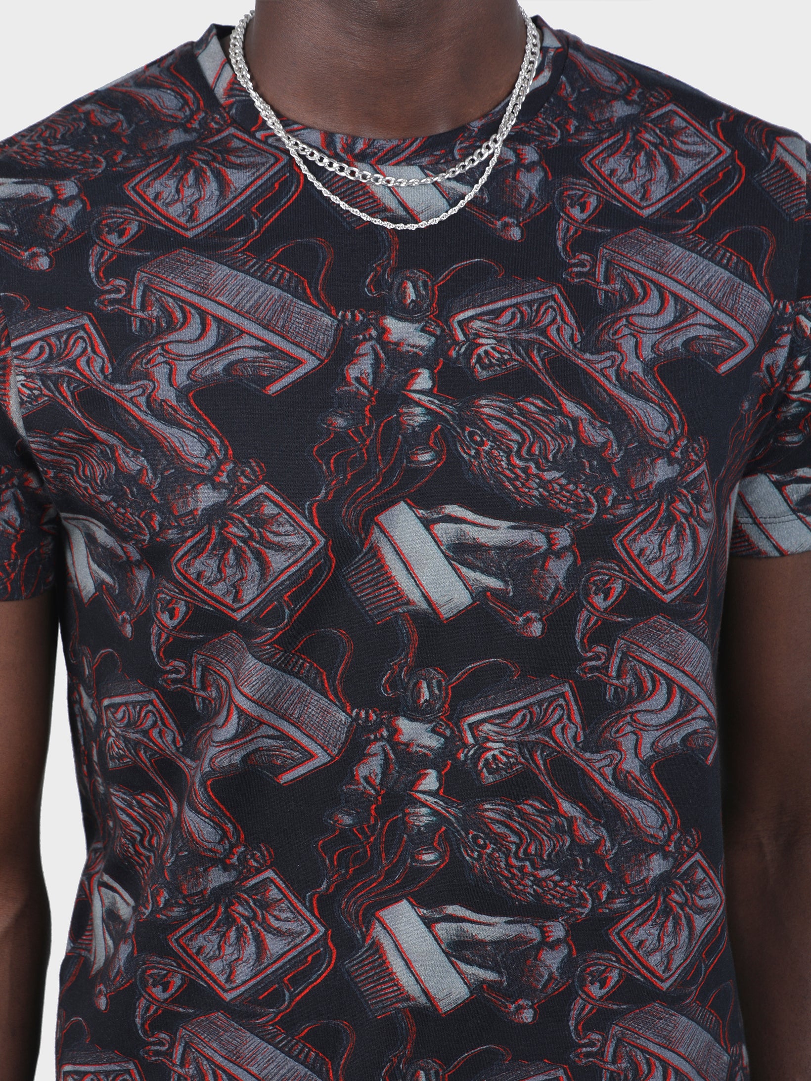 CTRL ESC EMBROIDERED PRINTED TEE