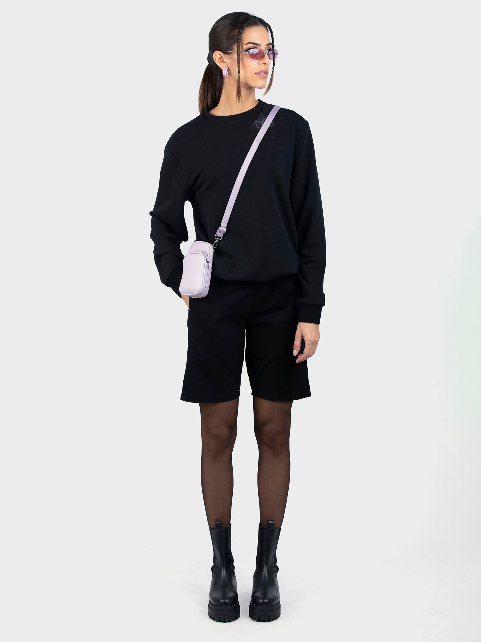 GREY AREA BONDED FRENCH TERRY SWEATSHIRT