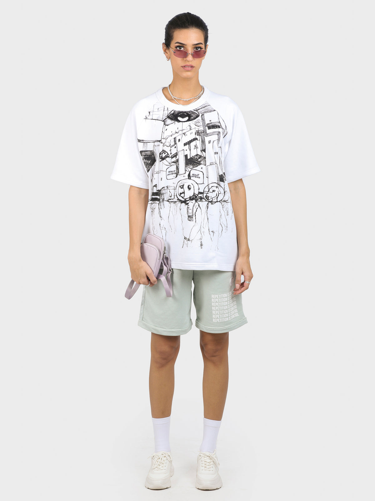 REPETITION IS CONTROL BASKETBALL SHORTS