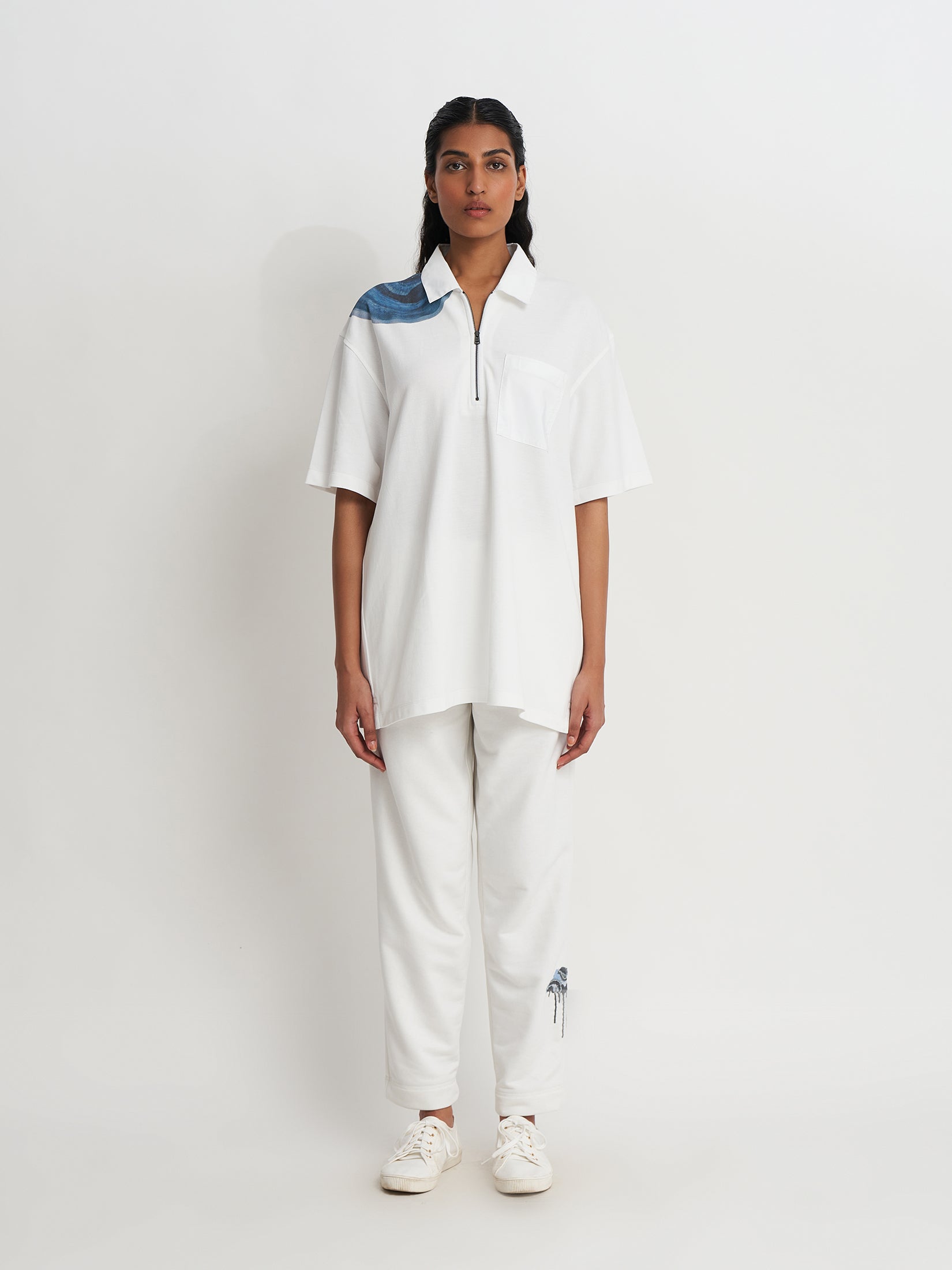 WATER MEMORY OVERSIZED POLO