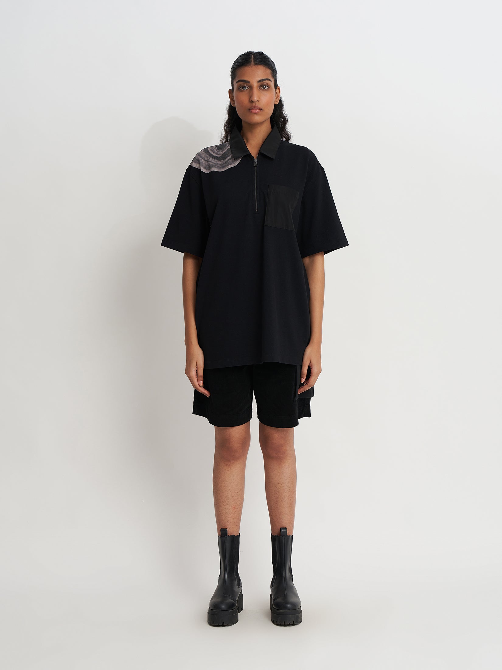 WATER MEMORY OVERSIZED POLO